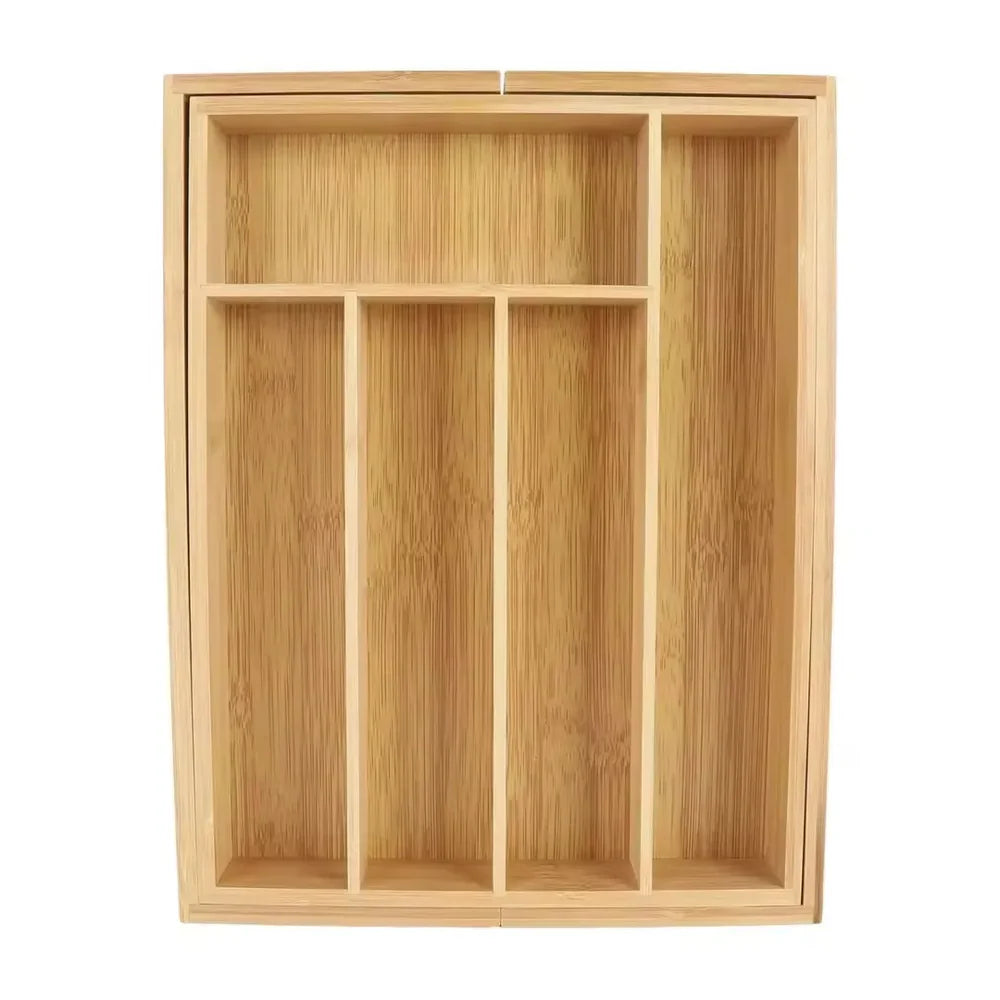 Organizador Multifuncional Extensible de Bambú | BambooFlex