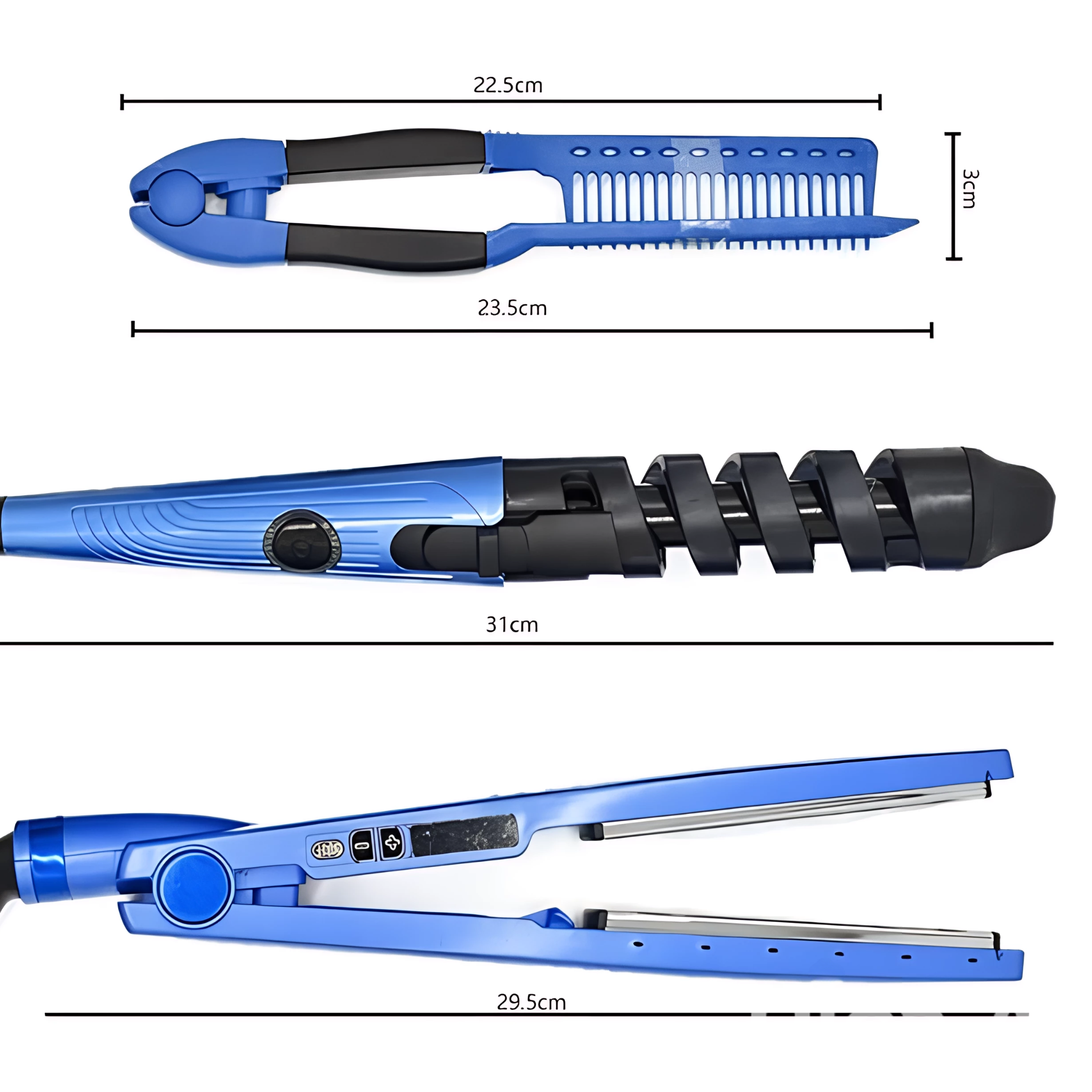 Plancha para Cabello 3 En 1 | StyloMaster