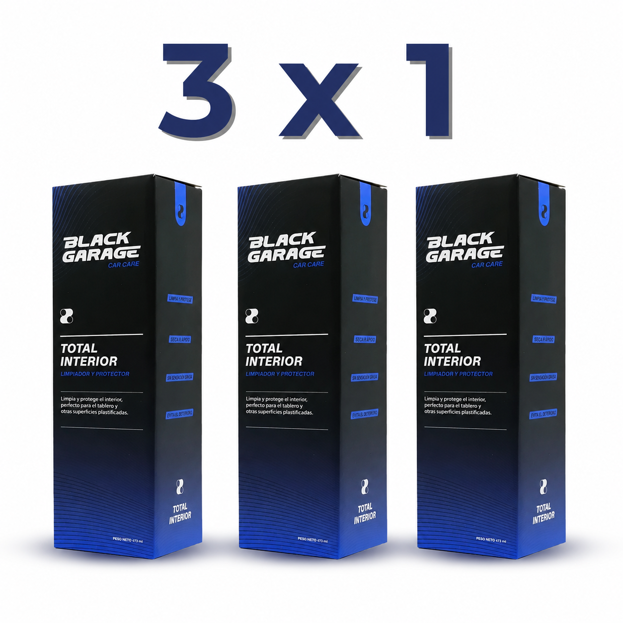Total Interior - Limpia y Protege Interiores 3x1 | BLACK GARAGE