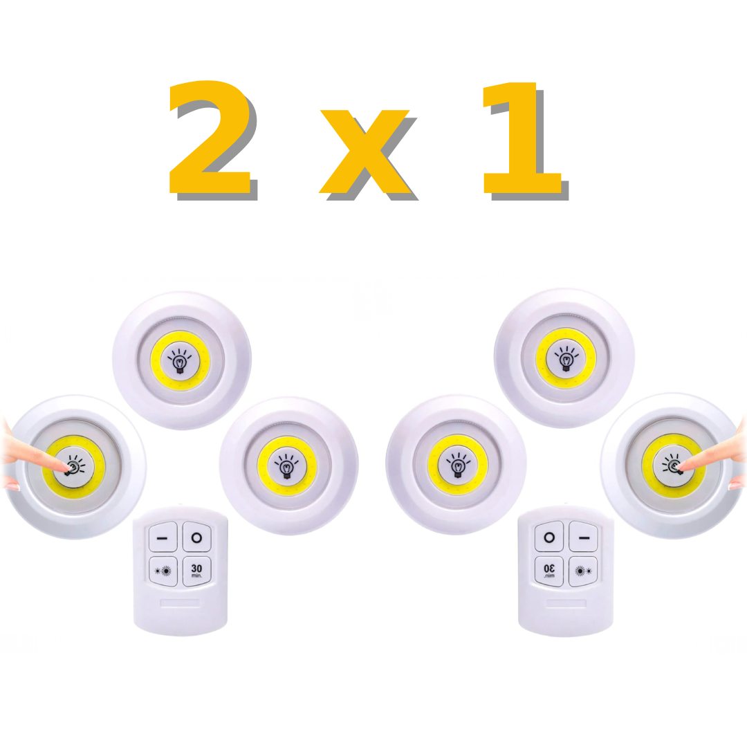 Luz LED Inalámbrica con Control Remoto 2X1 | LightTouch