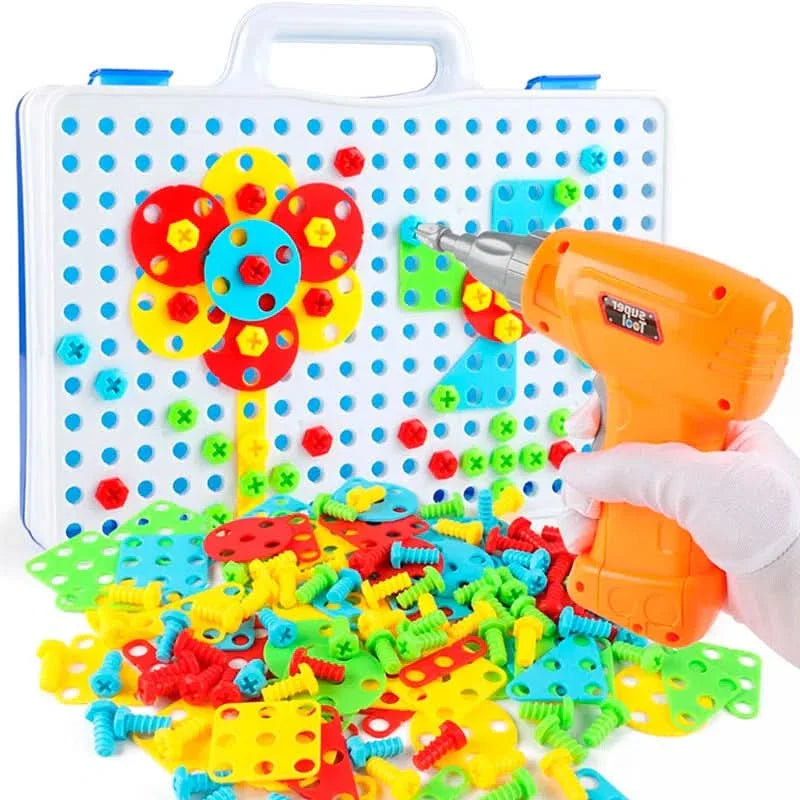 Set Creativo con Taladro y Tablero Didáctico | DrillArt