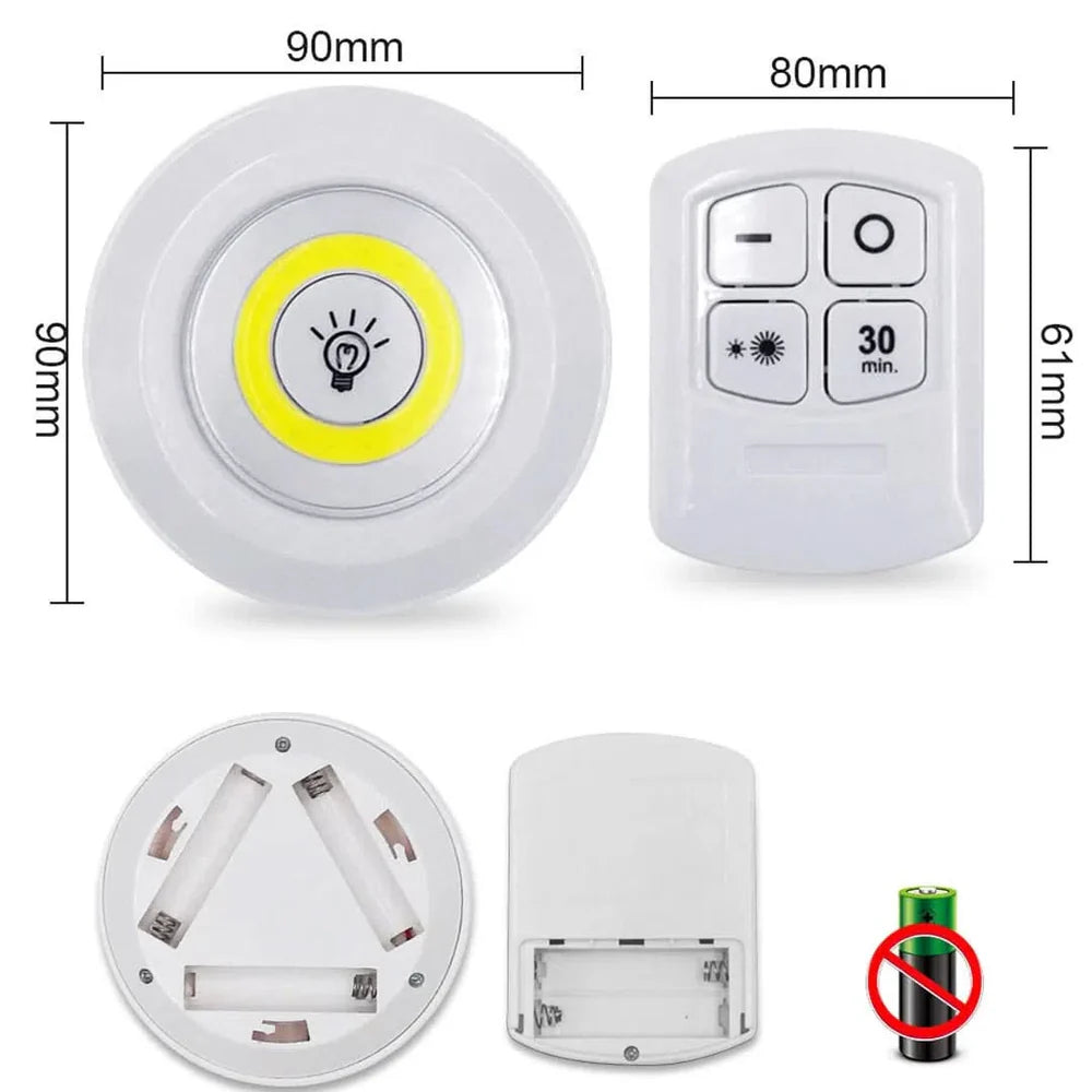 Luz LED Inalámbrica con Control Remoto 2X1 | LightTouch