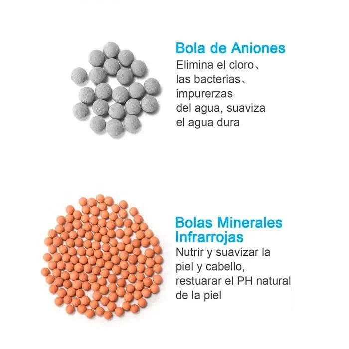 Ducha de alta presión con filtro de agua | Pressura Max