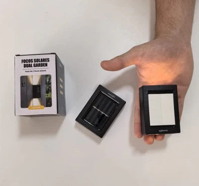 Pack de 2 Focos Solares Dual Garden | Milhome