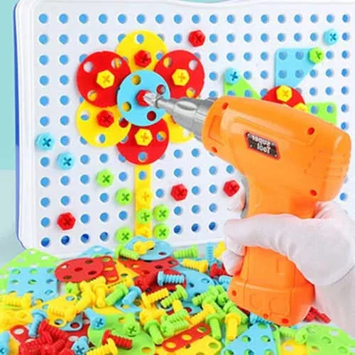 Set Creativo con Taladro y Tablero Didáctico | DrillArt