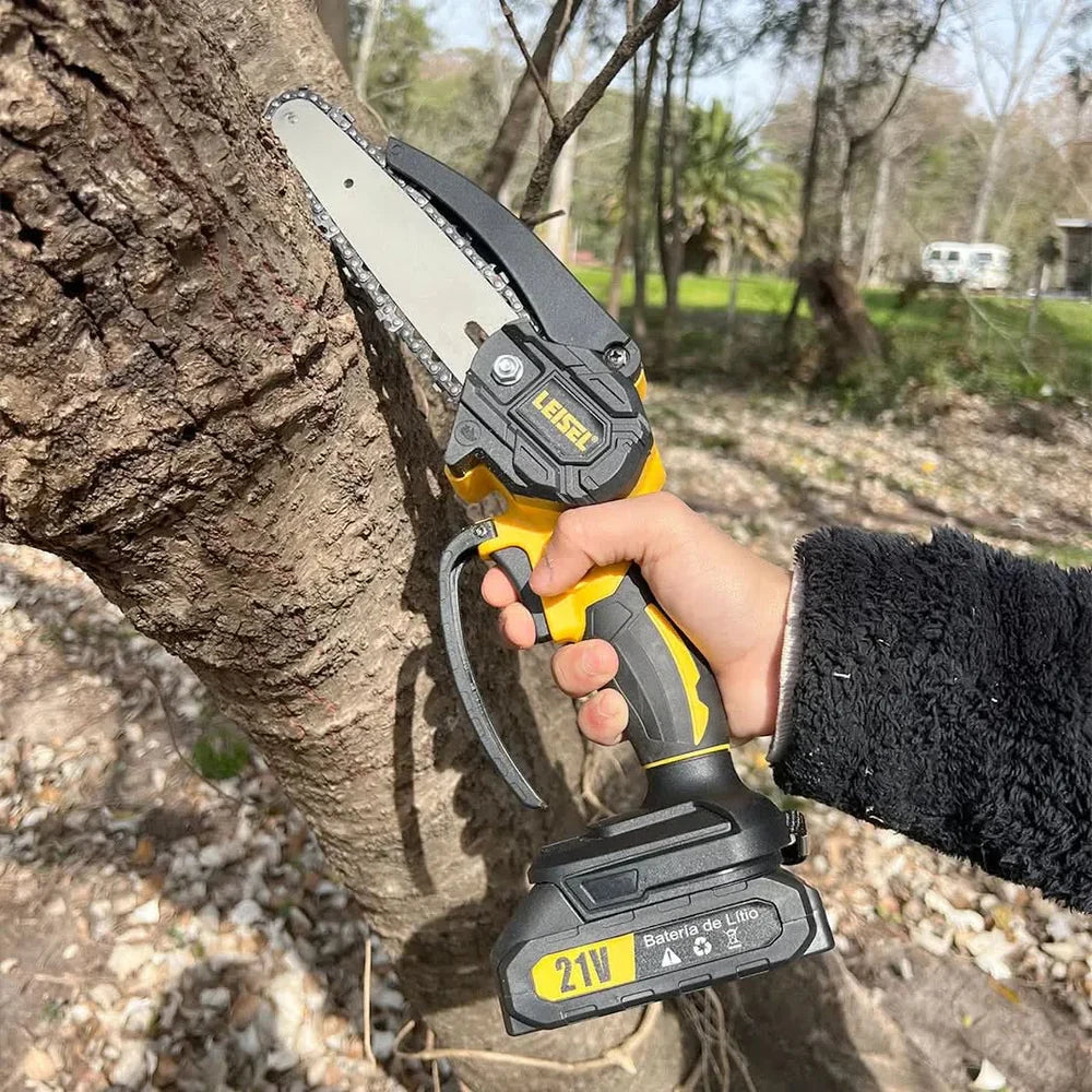 Mini Motosierra con dos baterías | Leisel