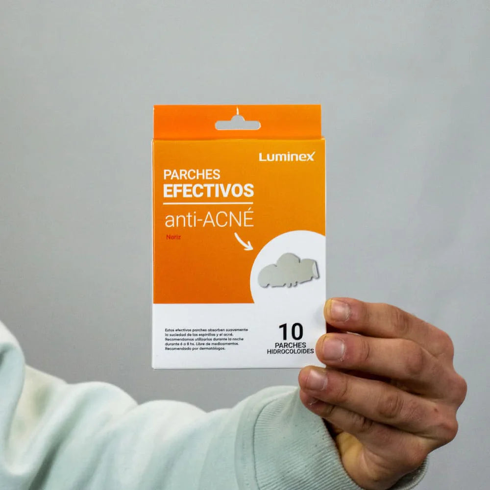 Pack de 10 Parches Anti-Acné para Nariz | Luminex
