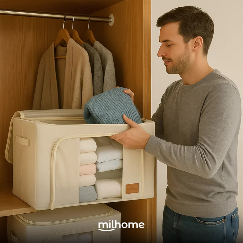 Caja Organizadora de Tela Diseño Estructural | Milhome