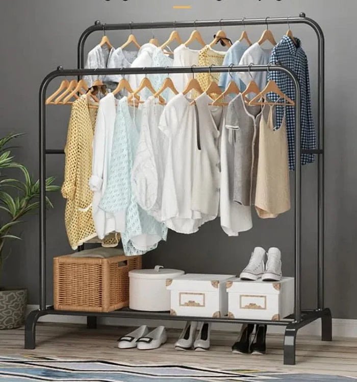 Perchero Doble para Ropa y Calzado | MaxRack