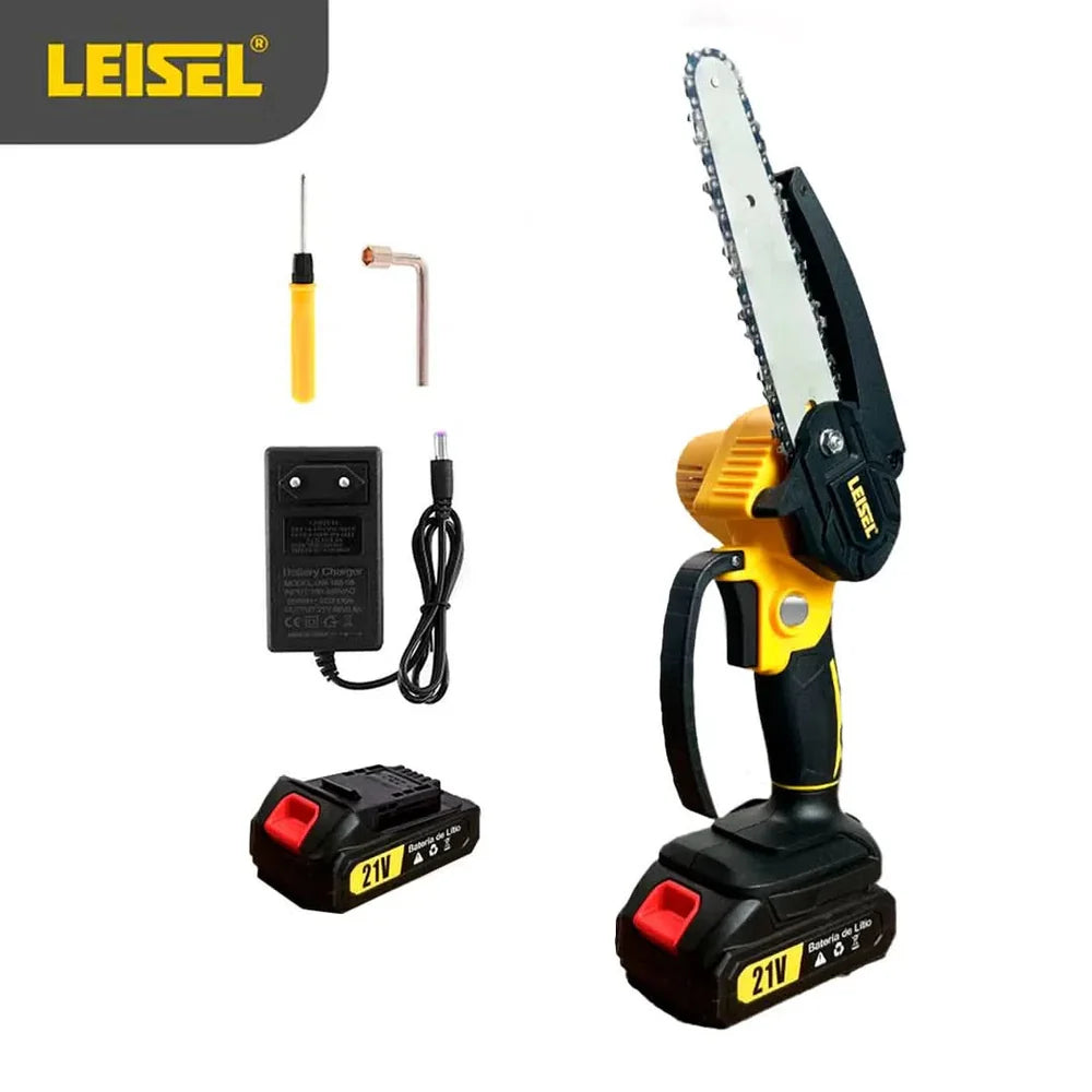 Mini Motosierra con dos baterías | Leisel