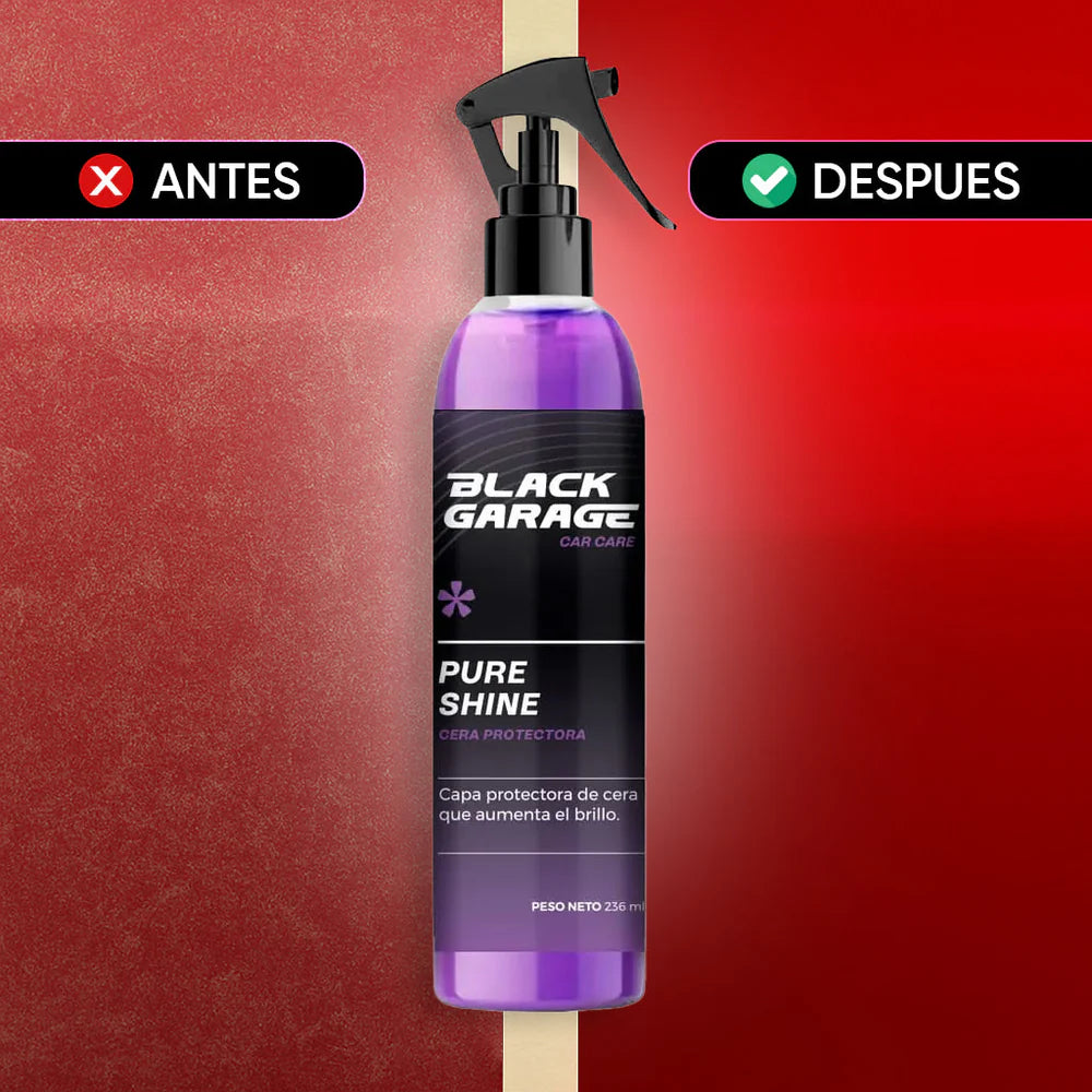 Pure Shine - Limpiador y Protector para Auto | BLACK GARAGE