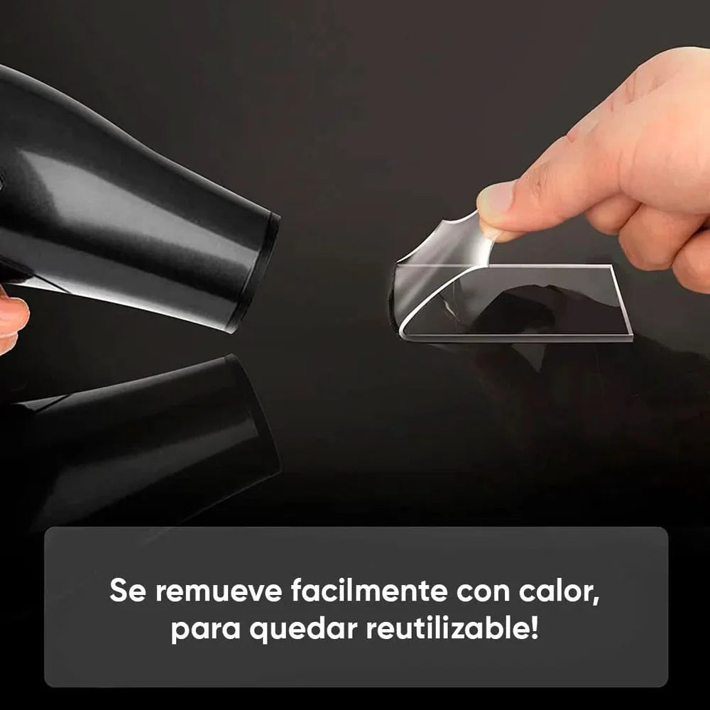 Cinta de Doble Faz Transparente Pegamucho de 5m 2X1 | Leisel