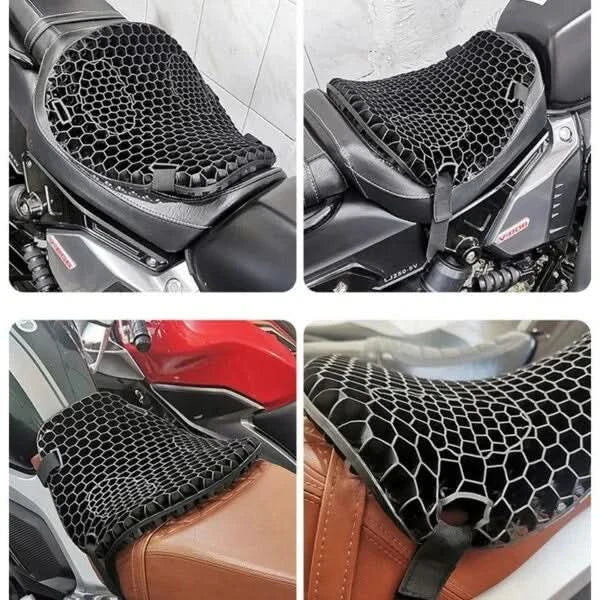 Asiento 3D Ergonómico para Absorción de Golpes en Moto | MotoCush