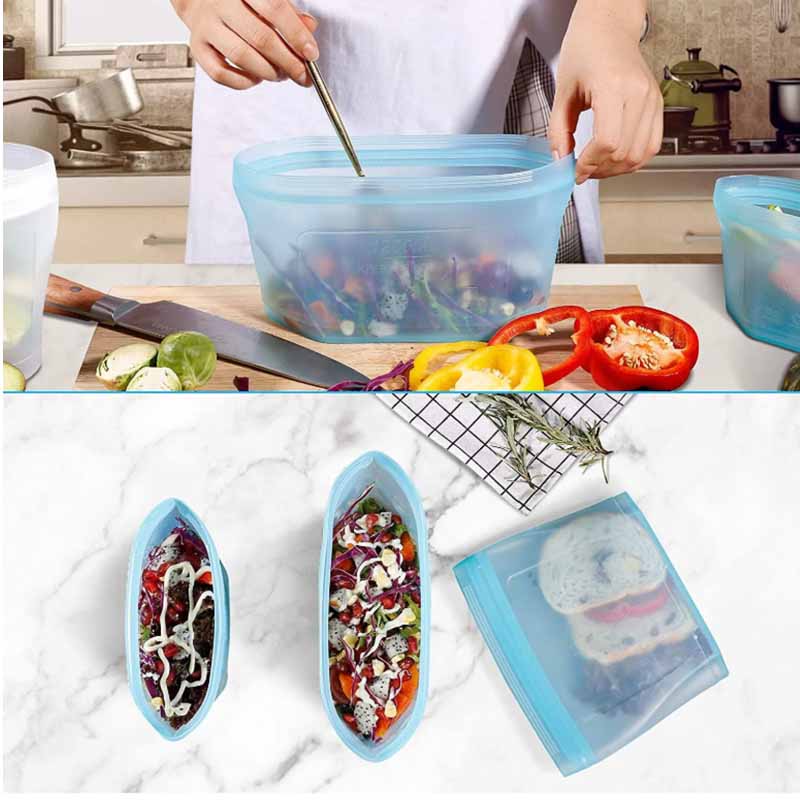 Bolsas Gruesas Reutilizables de Silicona | Milhome