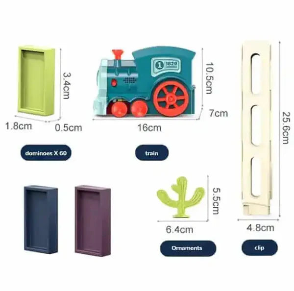 Tren Didáctico de Dominó con Música y Luces | DominoTrain