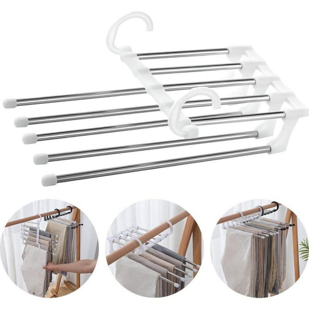 Pack 5 en 1 de Perchas Ahorradoras de Espacio | ClosetMax