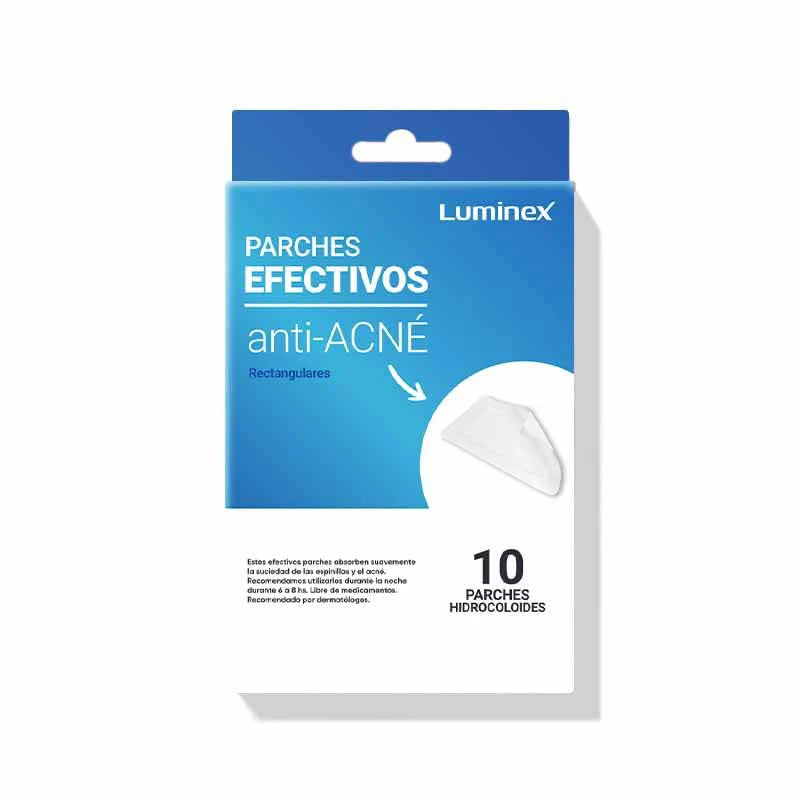 Pack de 10 Parches Anti-Acné Rectangulares | Luminex