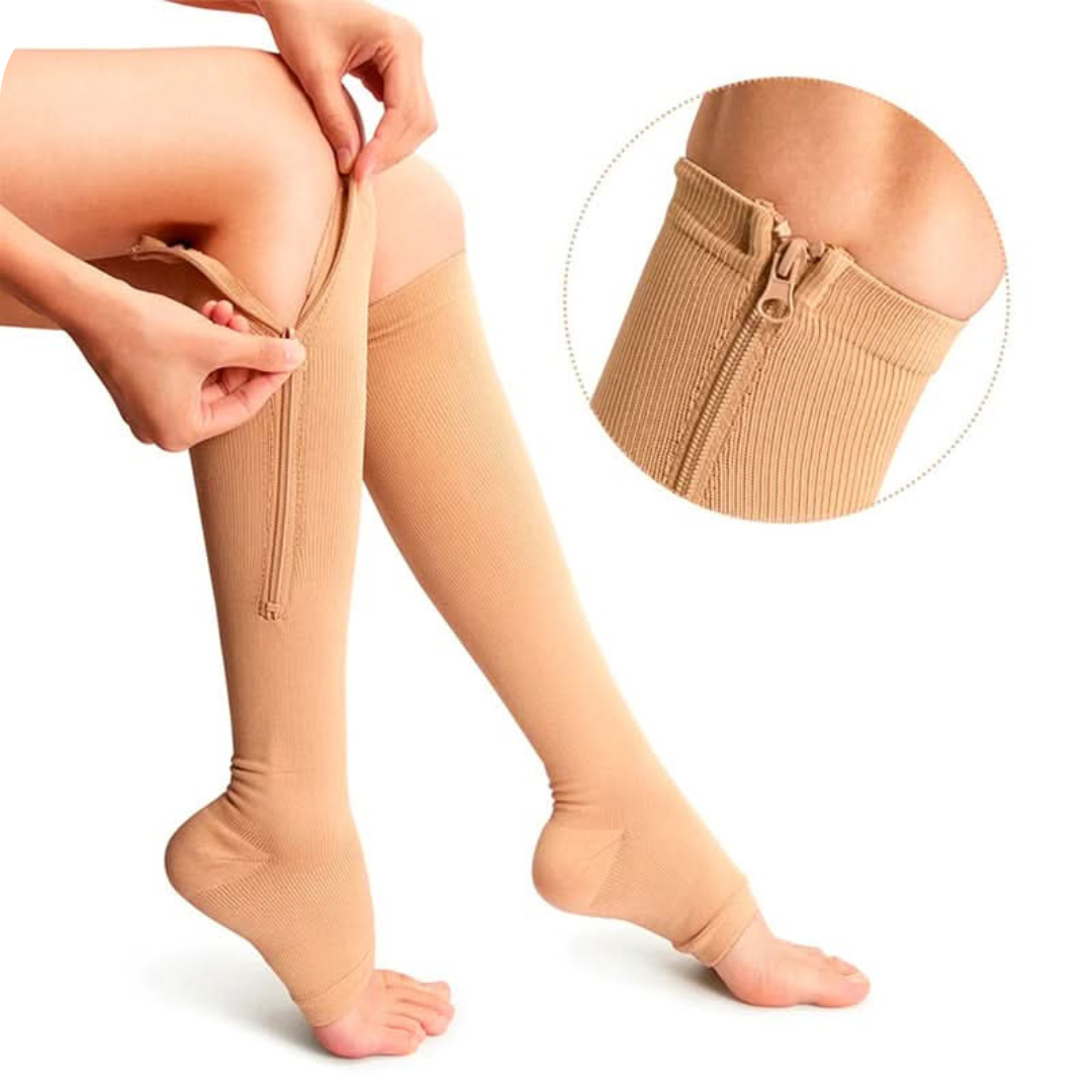 Medias de Compresión con Zipper | ZipCompress®