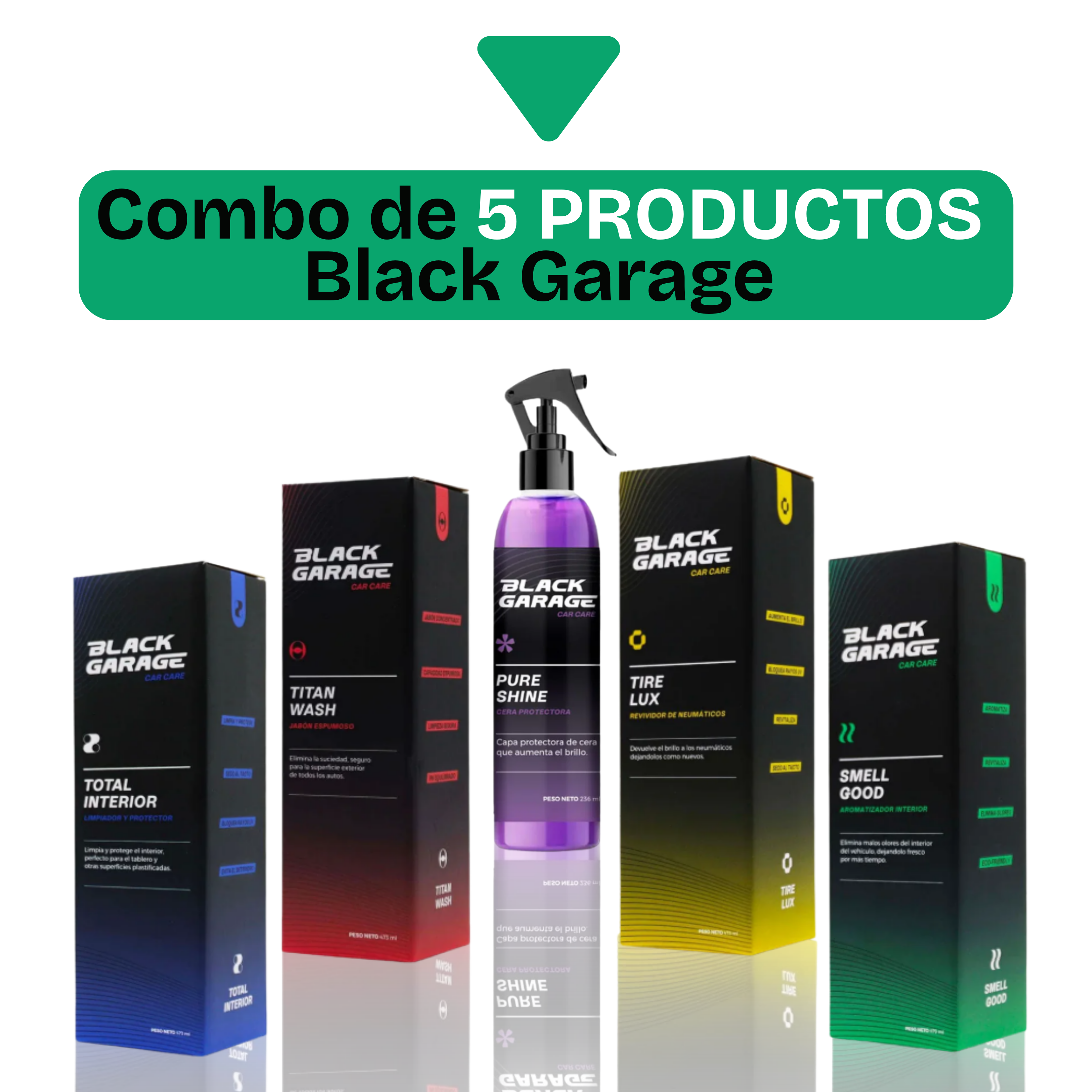 Combo de Productos Black Garage