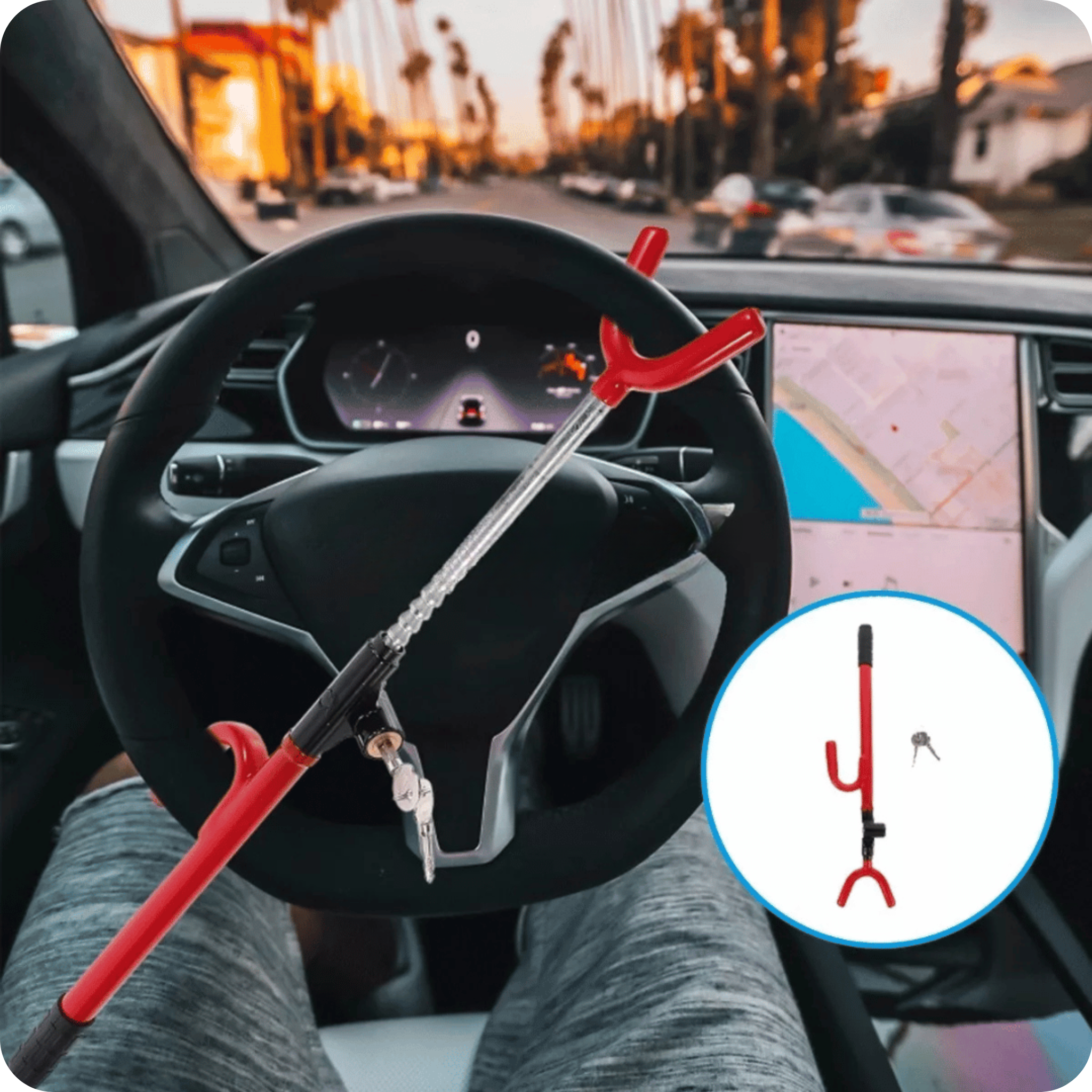 Bloqueador de Volante | Anti Theft