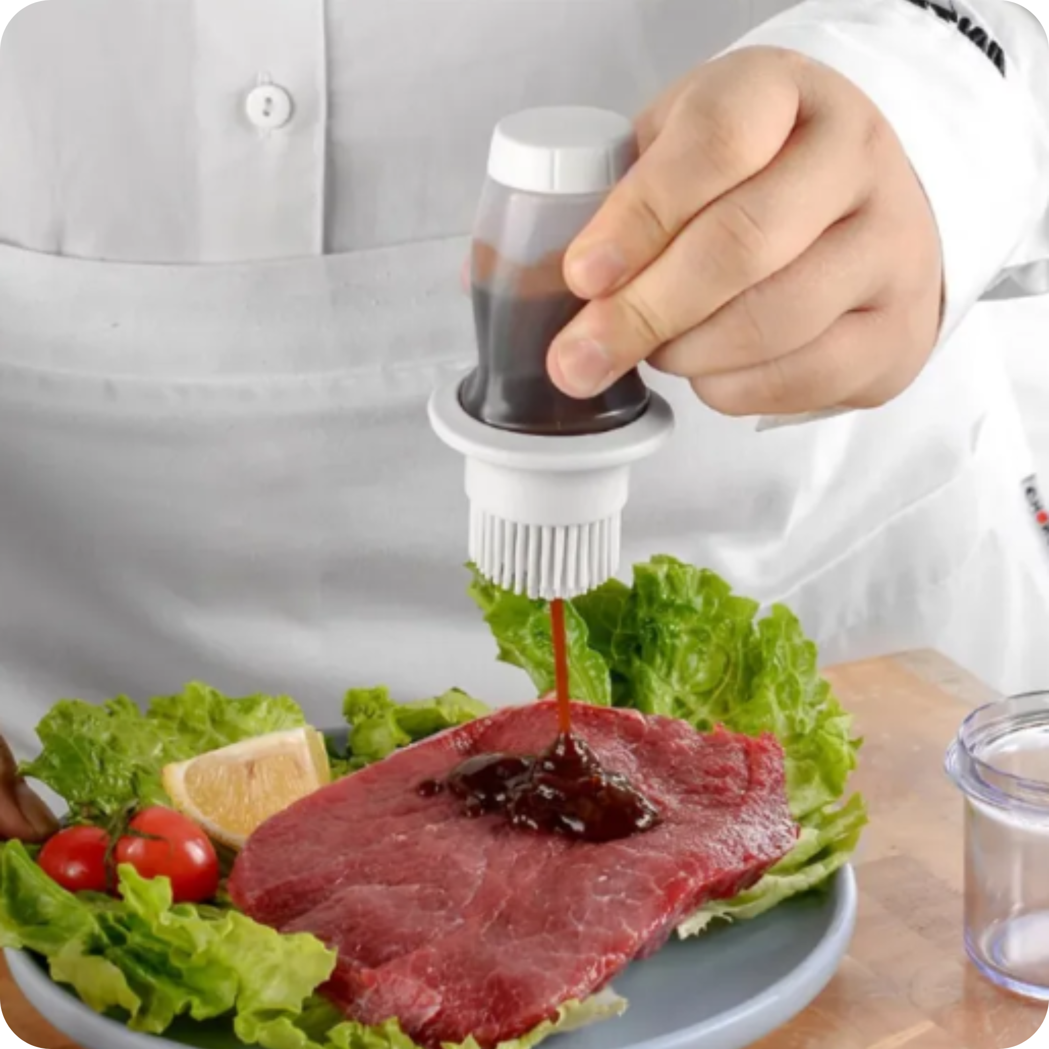 Cepillo Dispensador de Aceite | Oil Brush