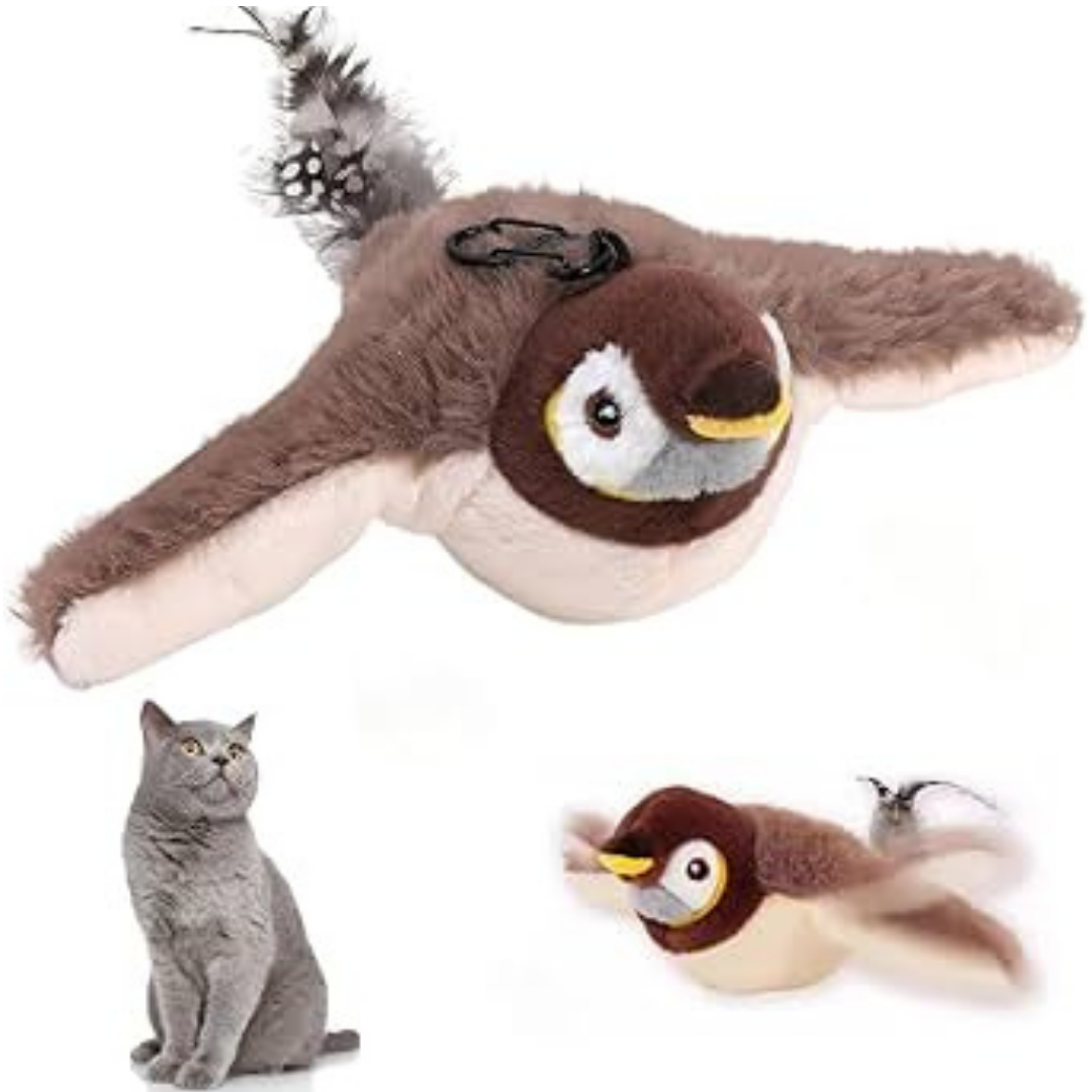 Pajarito Electrónico que Aletea para Gatos | InstintoPro