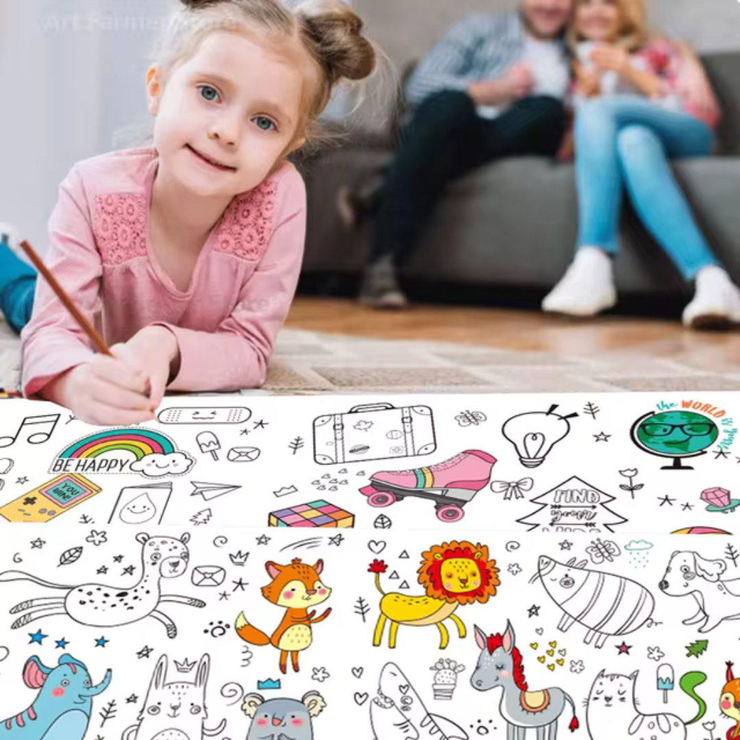 Papel para Colorear en Rollo | DrawFun®
