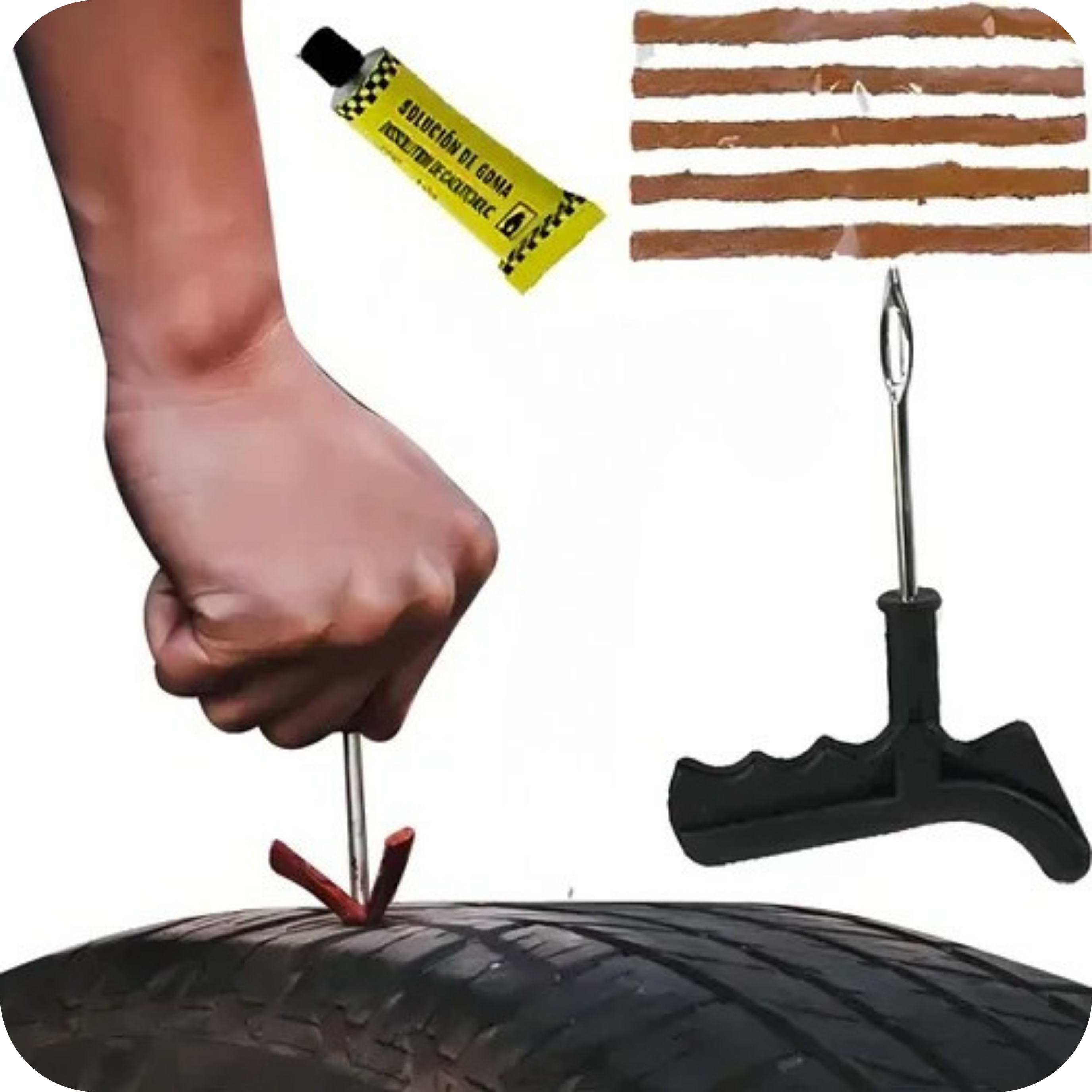 Kit Completo para Reparación de Neumáticos | TireFix