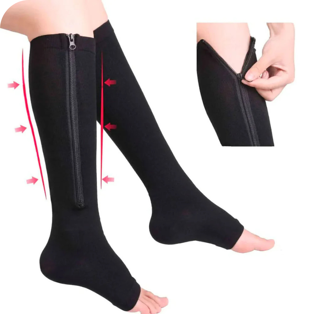 Medias de Compresión con Zipper | ZipCompress®