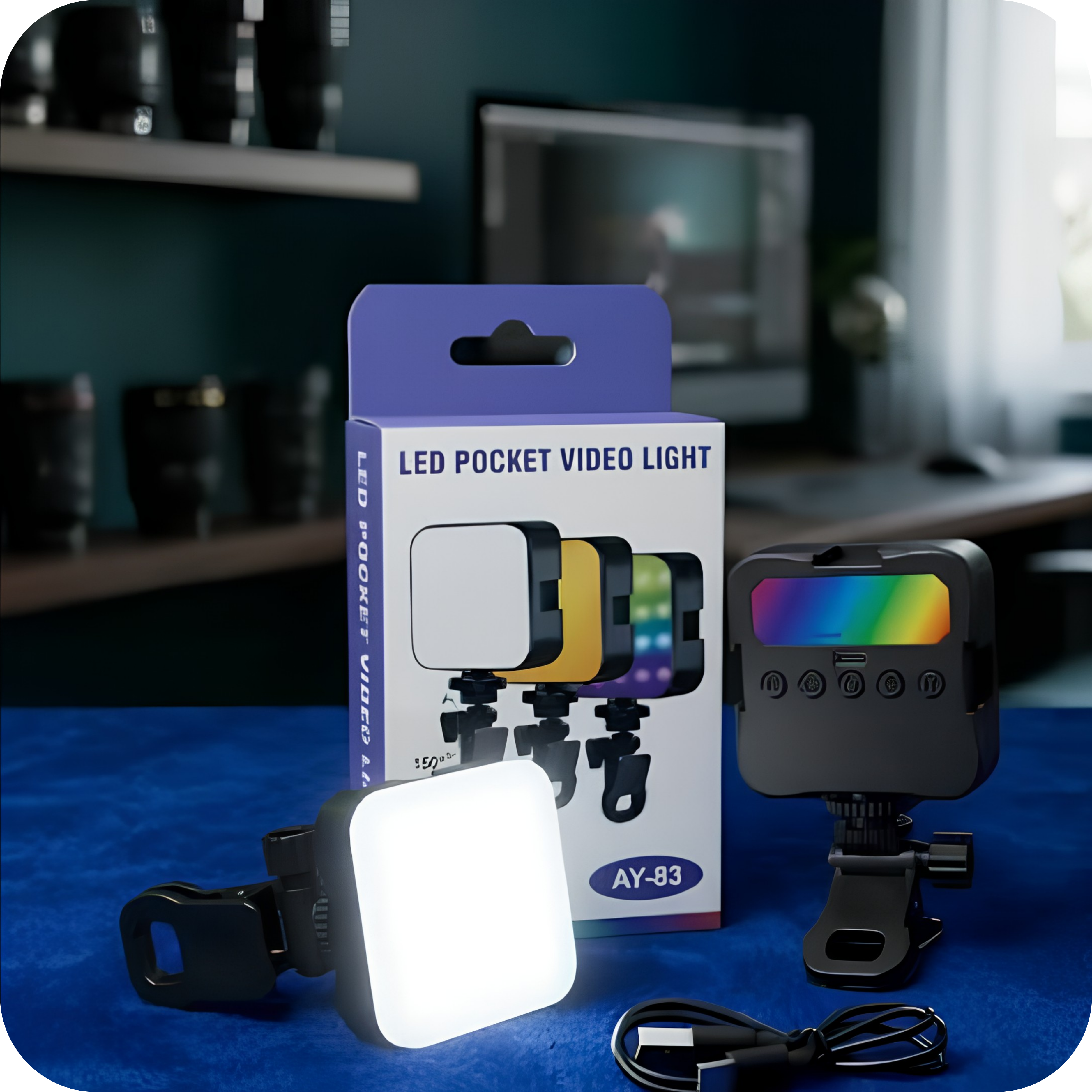 Iluminador LED Compacto Regulable | CreatorGlow