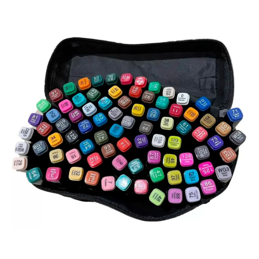 Juego de 80 Marcadores en Valija | ColorCase®