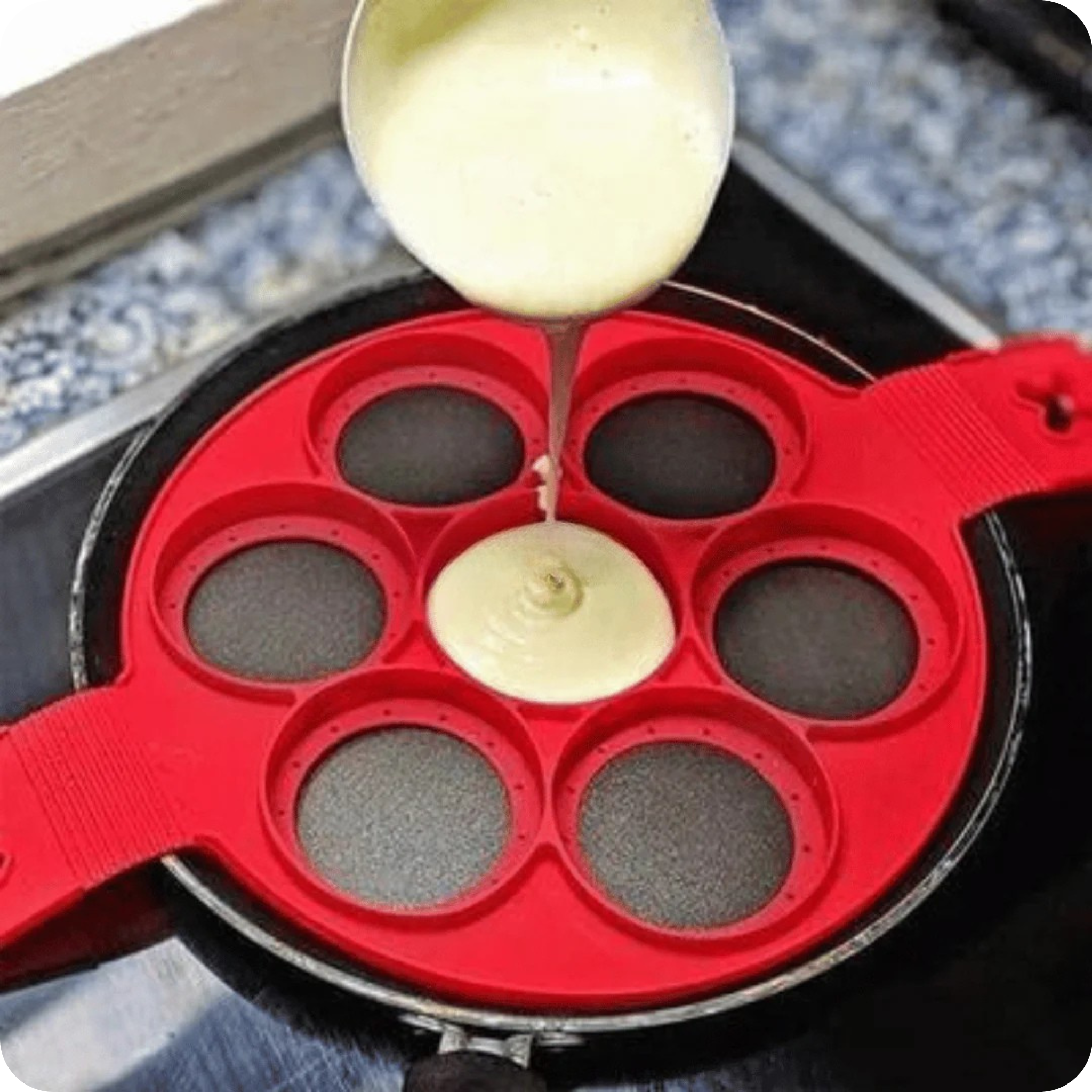 Mini Molde para Panqueques y Huevos | PancakeMaster®