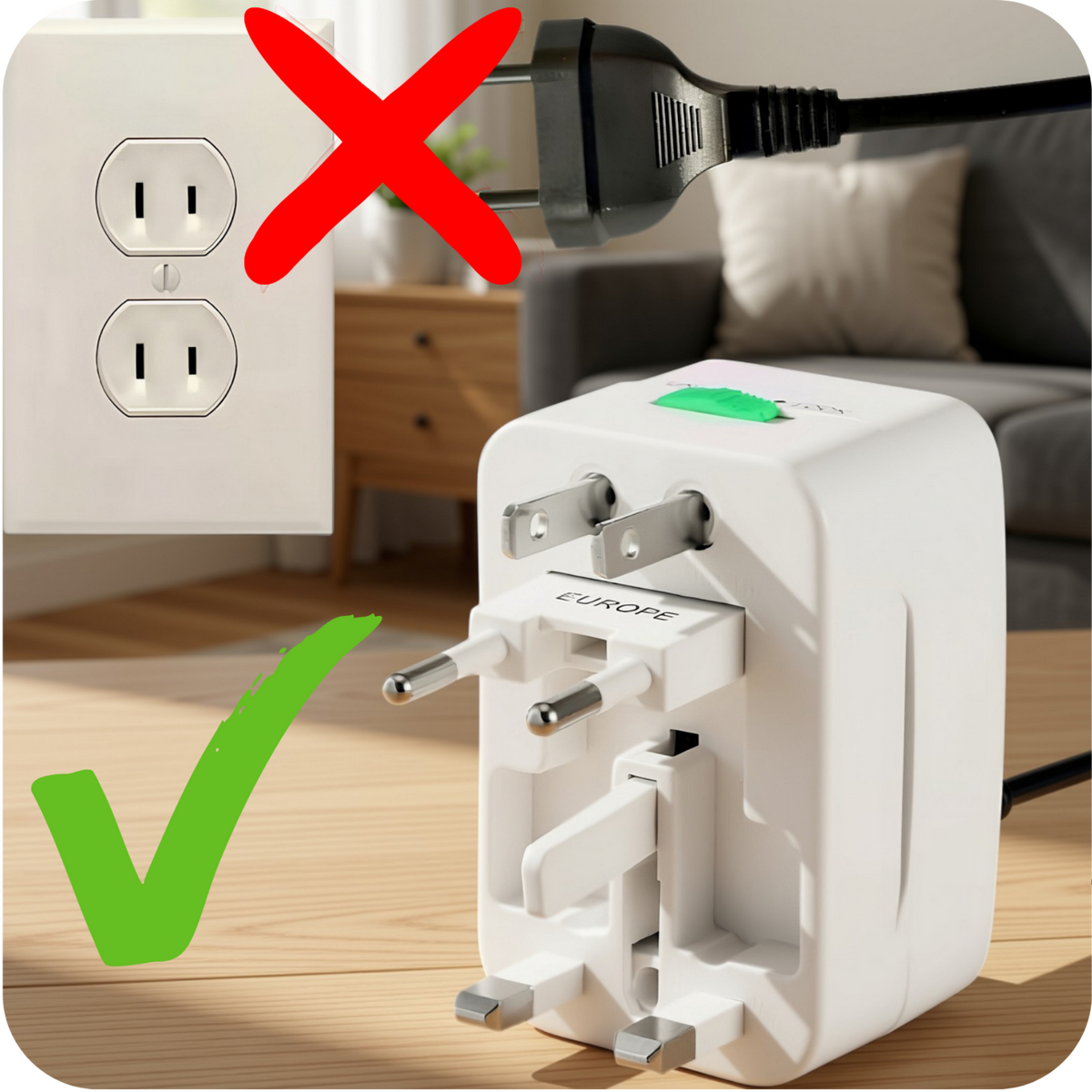 Adaptador Universal de Viaje Todo en Uno Internacional | TravelPlug