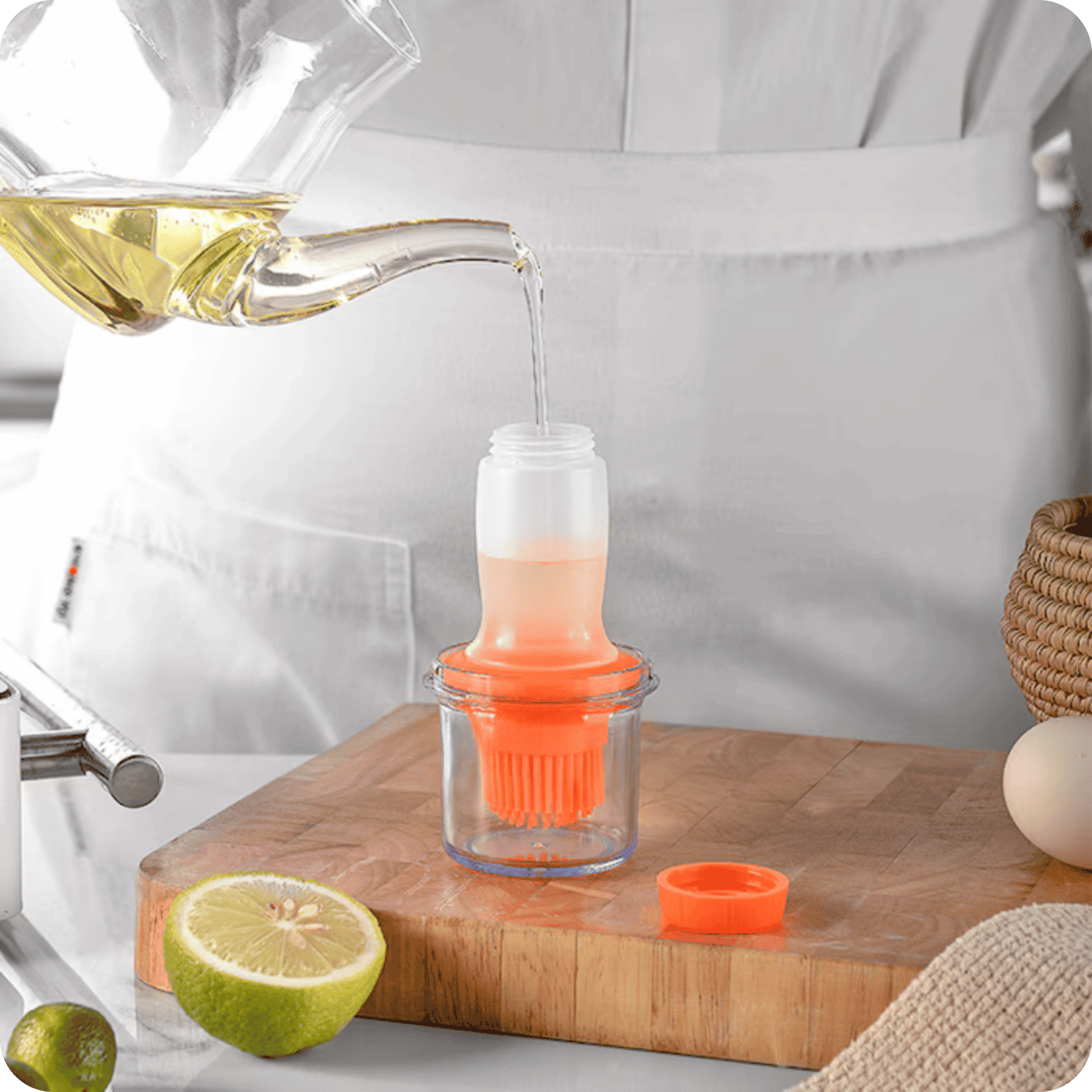 Cepillo Dispensador de Aceite | Oil Brush