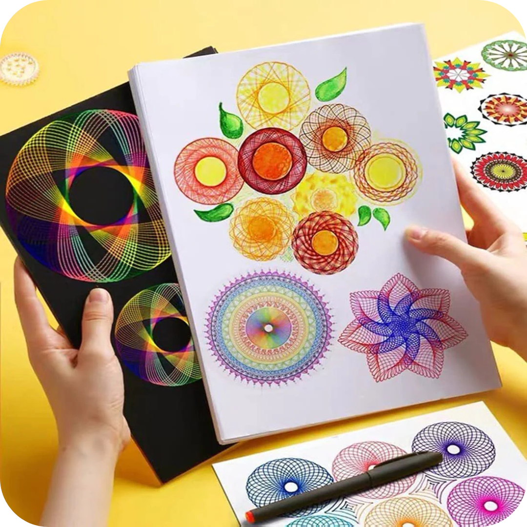 Kit de Diseño Artístico con Ruedas Espirales | SpiroArt