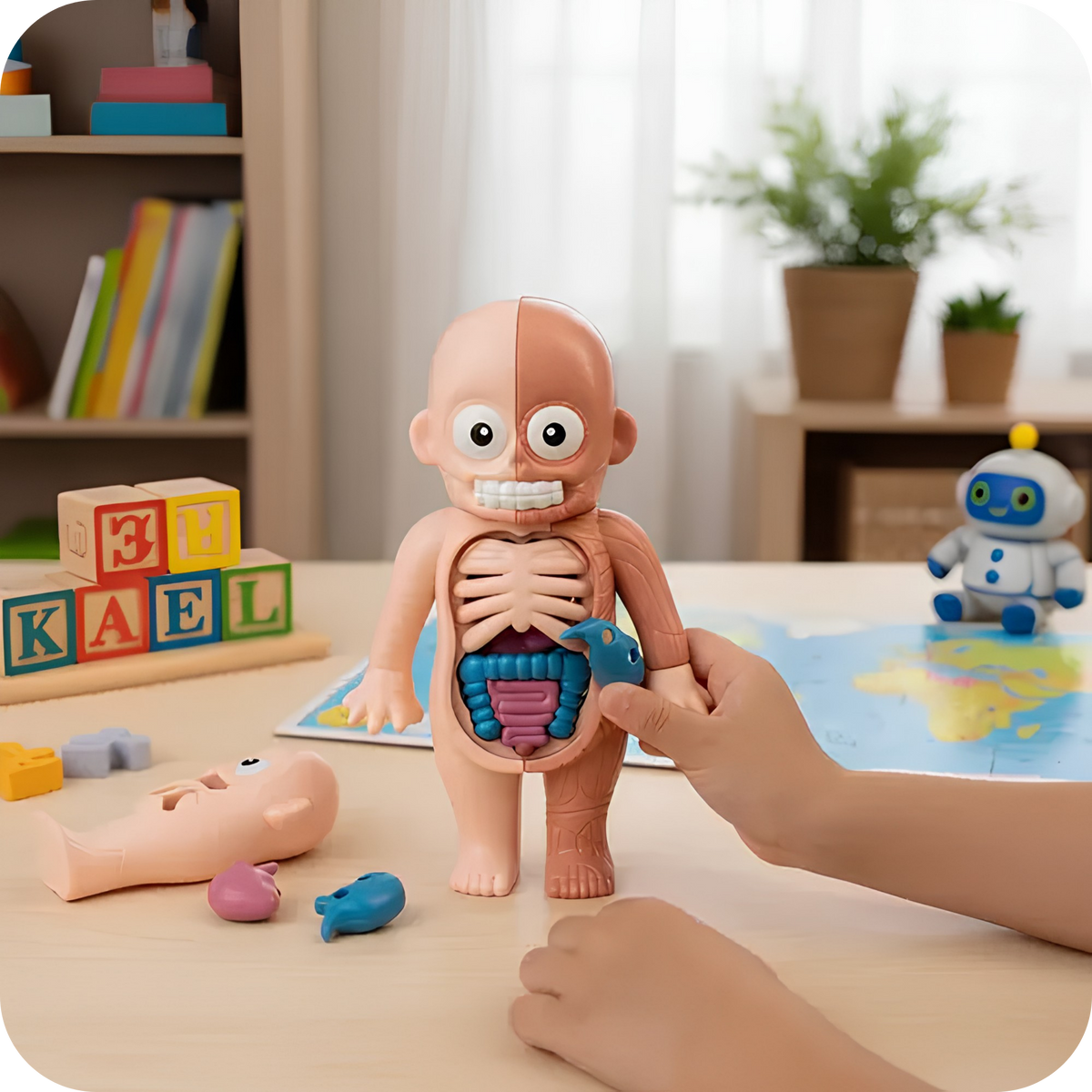 Rompecabezas 3D de Anatomía Humana Armable | AnatomyKids