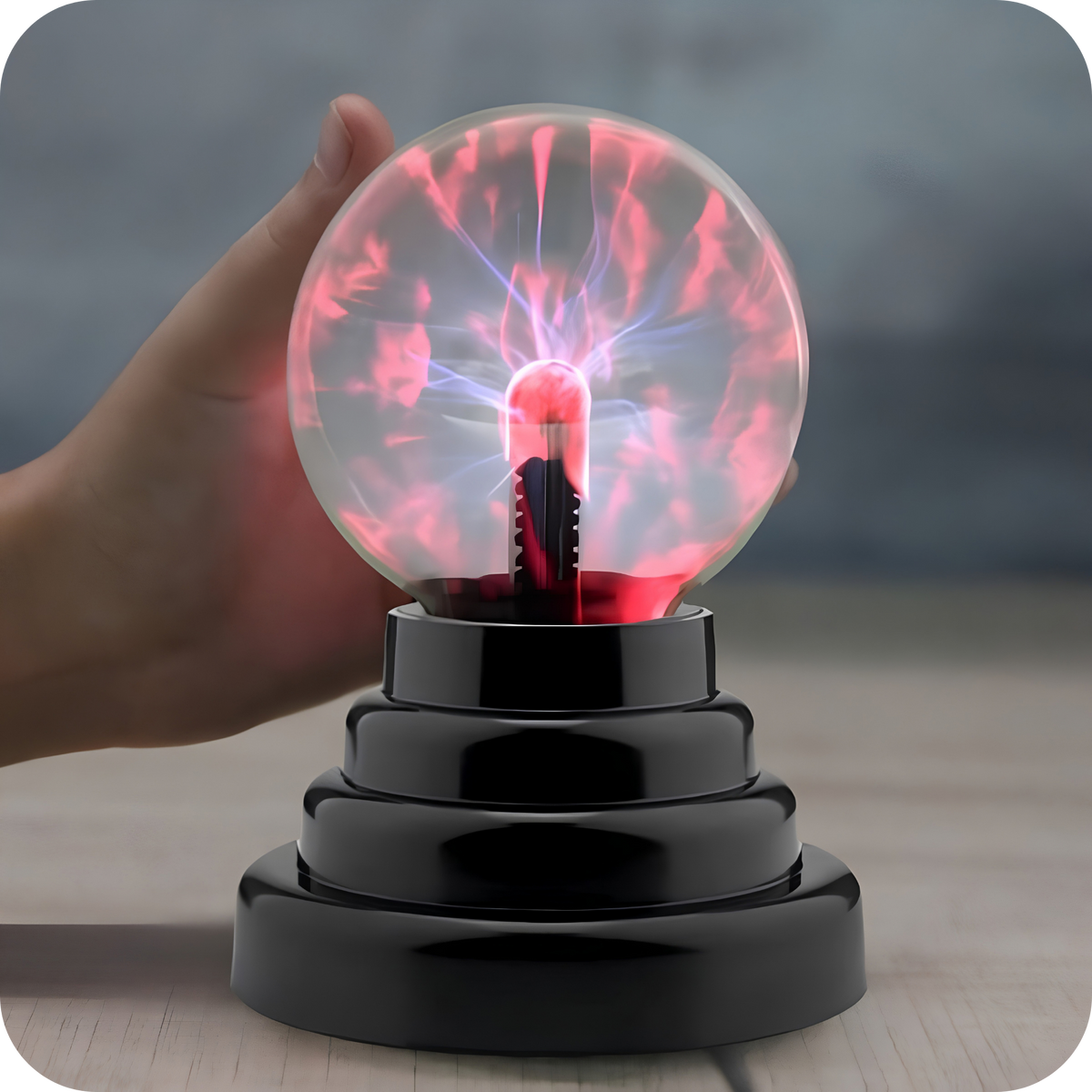 Mini Bola de Plasma Decorativa Táctil | PlasmaBall