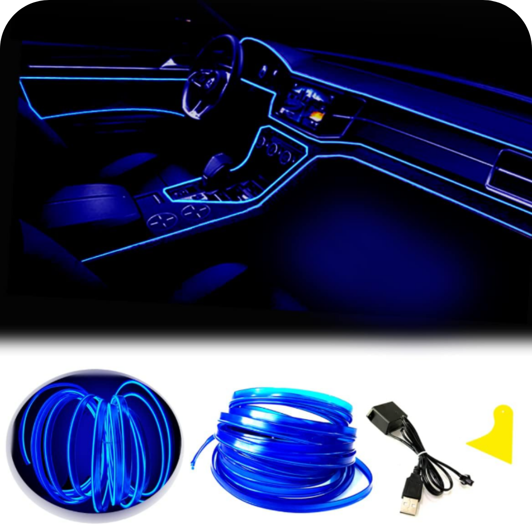 Tira LED Neón Flexible para Auto 5M | NeonDrive