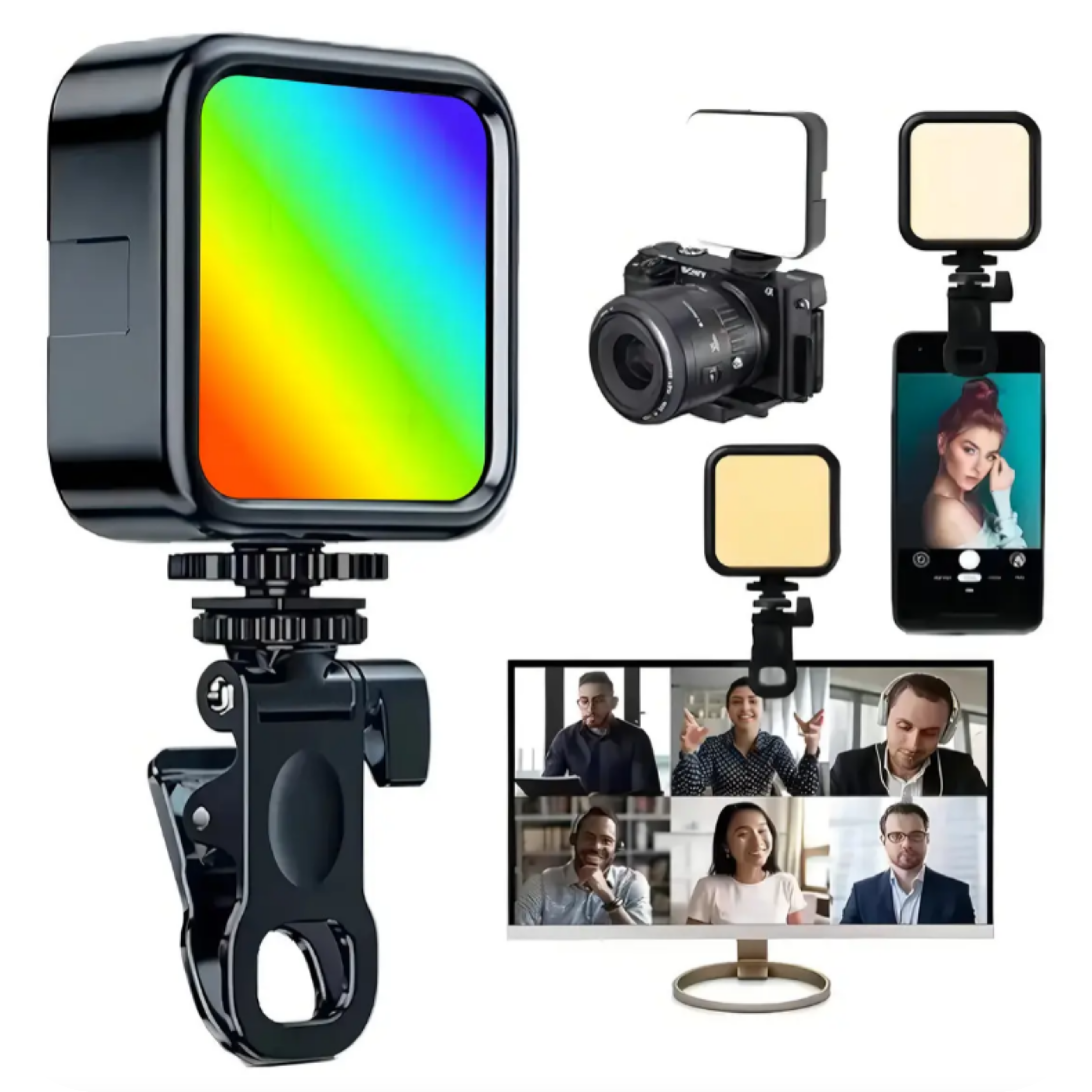 Iluminador LED Compacto Regulable | CreatorGlow