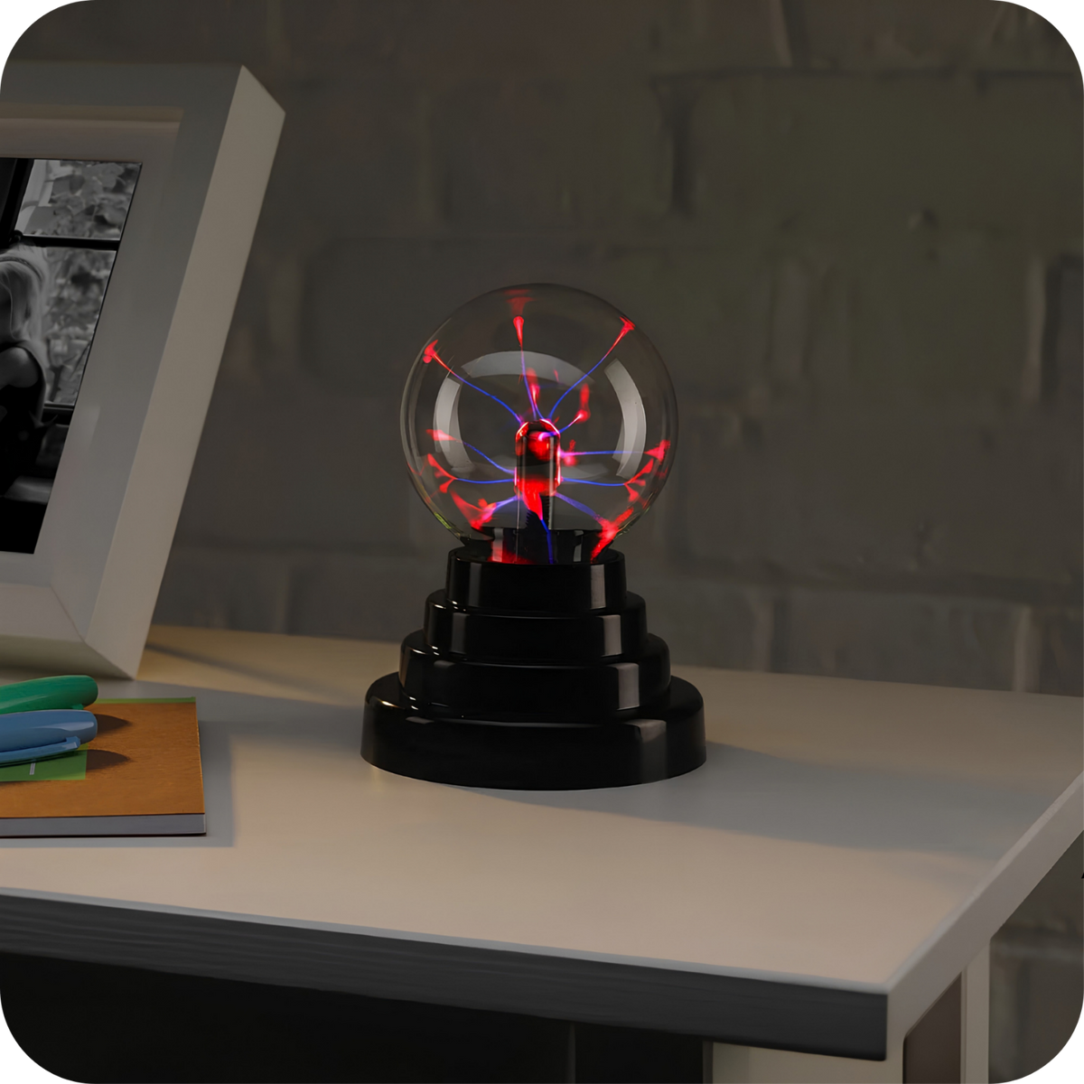 Mini Bola de Plasma Decorativa Táctil | PlasmaBall