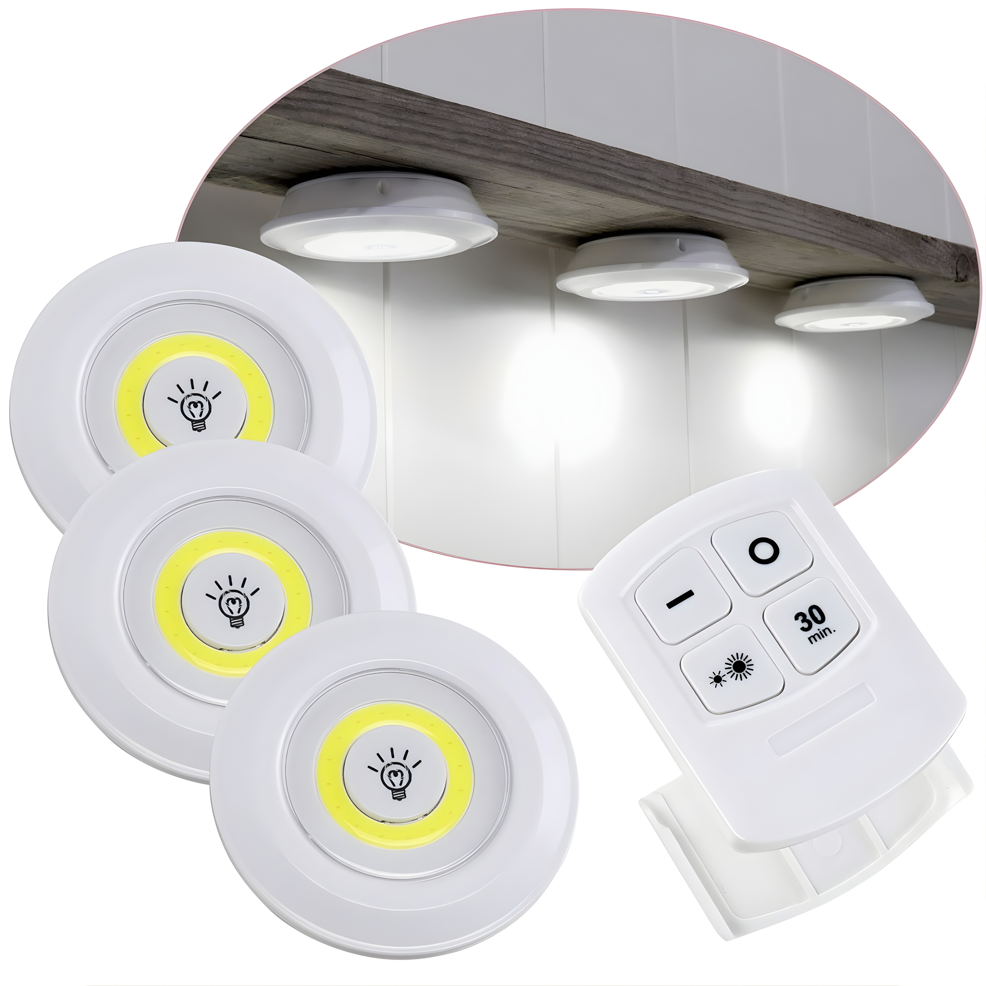 Luz LED Inalámbrica con Control Remoto 2X1 | LightTouch