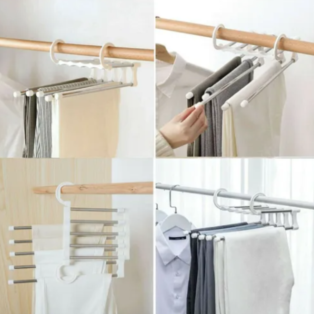 Pack 5 en 1 de Perchas Ahorradoras de Espacio | ClosetMax