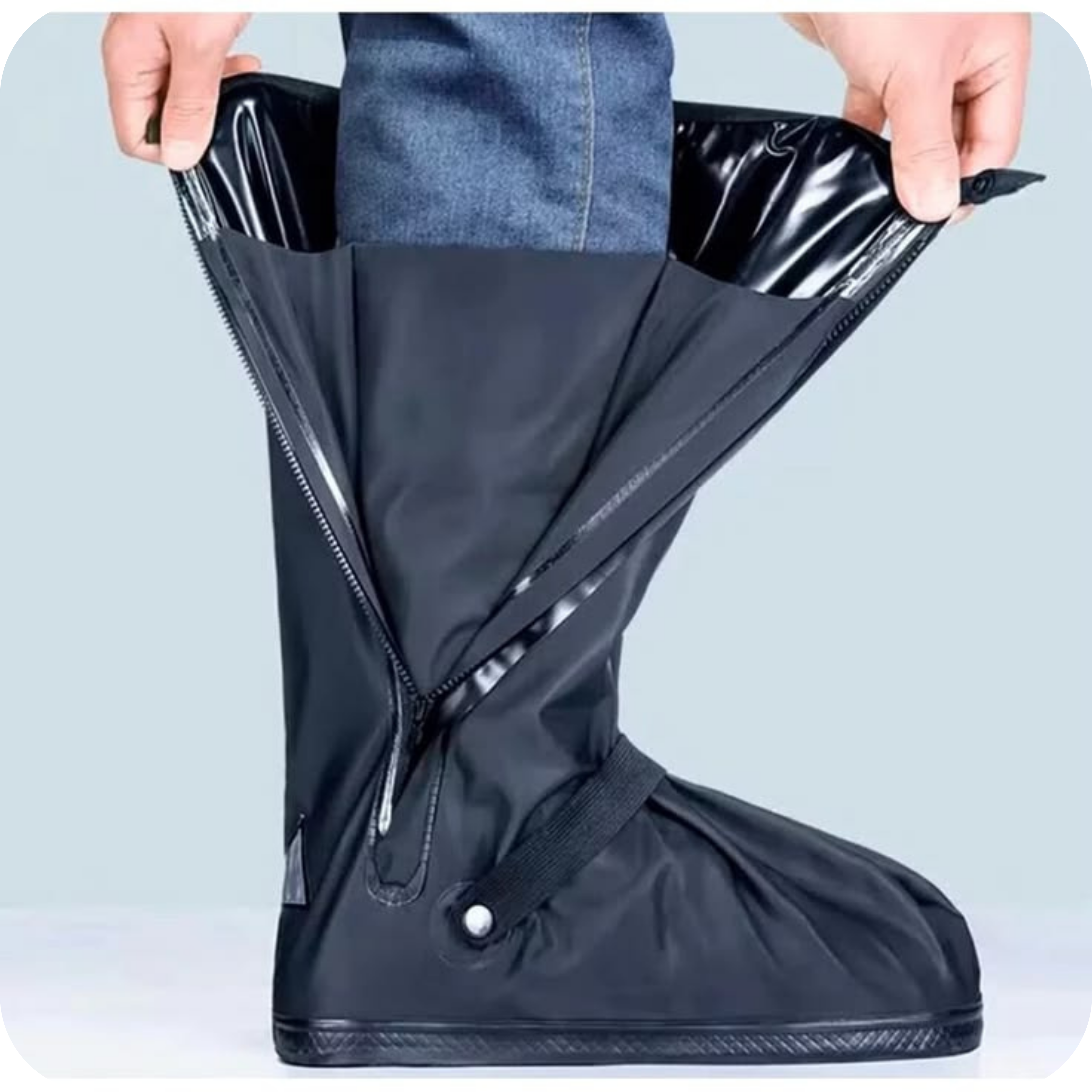 Cubre Calzado Impermeable Reflectante Antideslizante | StepGuard