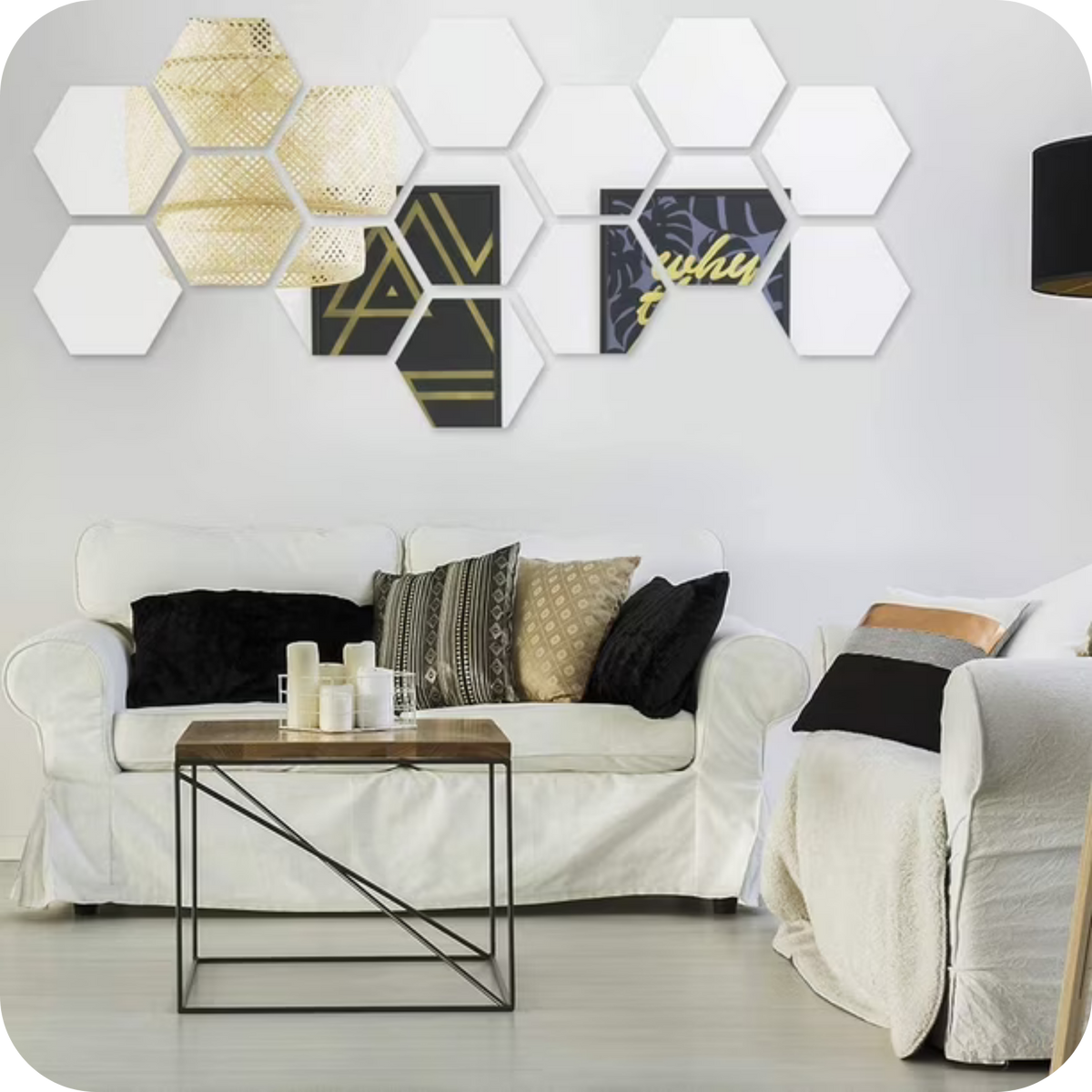 Set de Espejos Adhesivos Decorativos para Pared | MirrorDeco