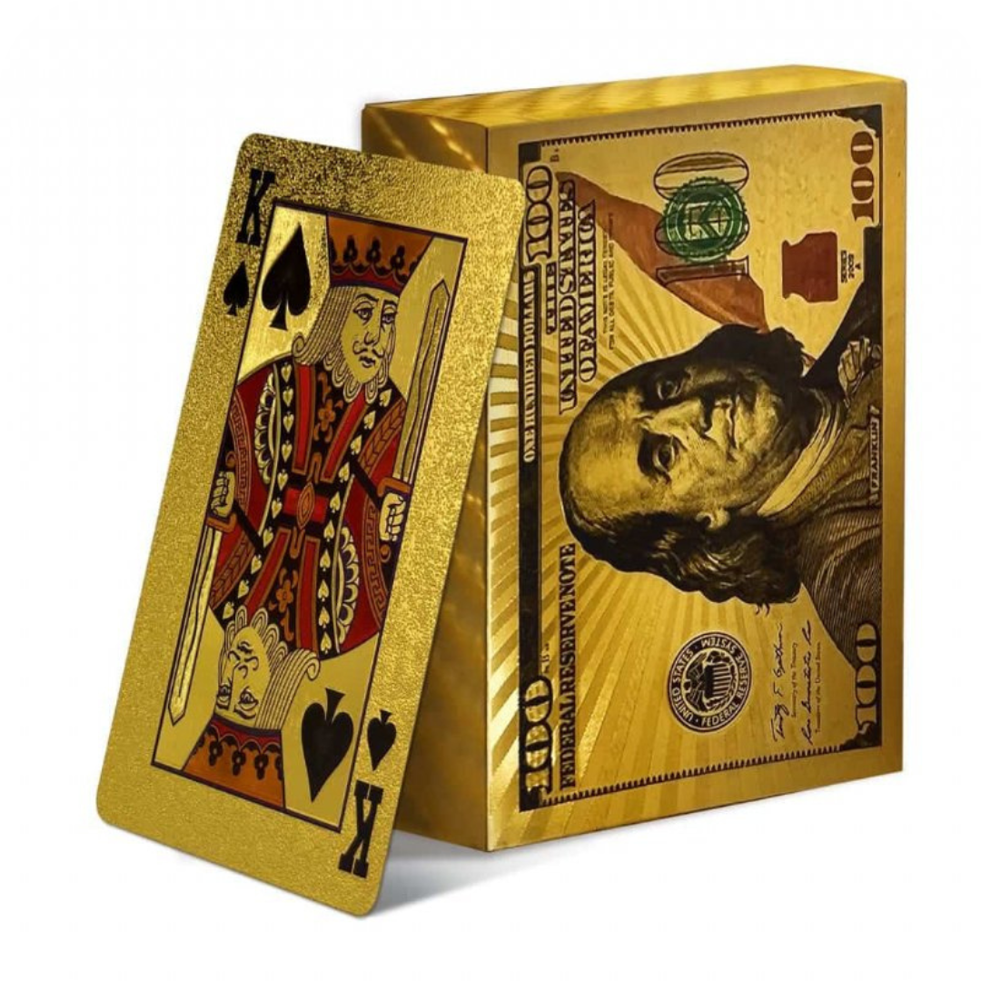 Cartas de Póker con Acabado Dorado 24K | GoldDeck