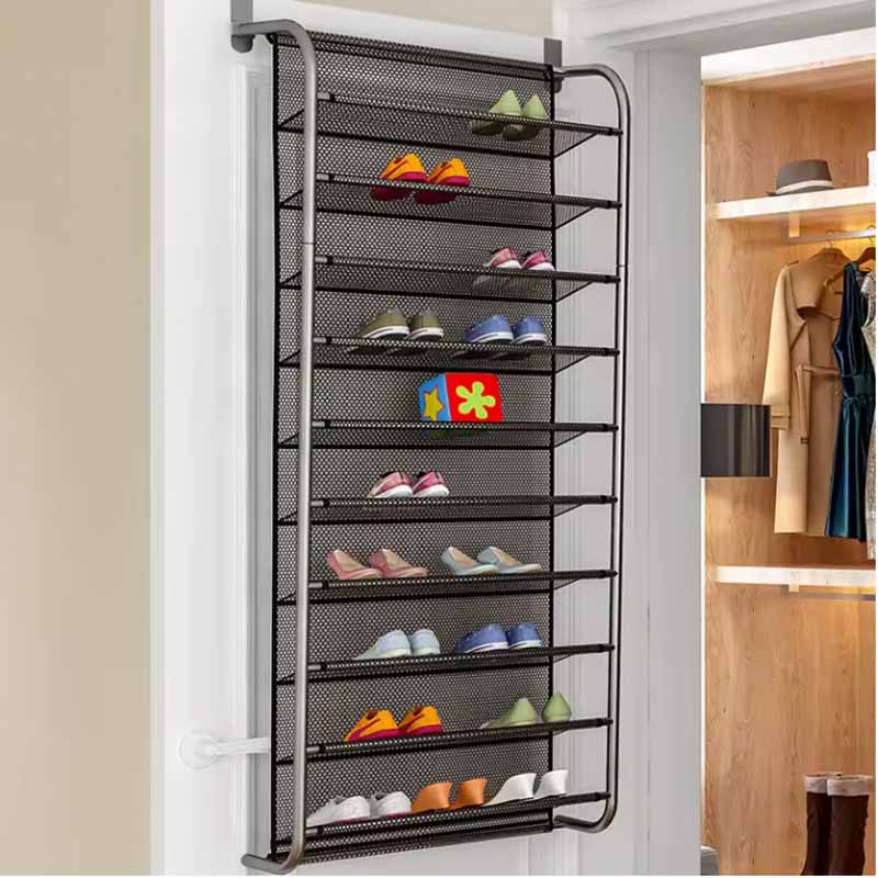 Zapatera Colgante Ahorraespacio para Puerta 10 Estantes | SpaceMax