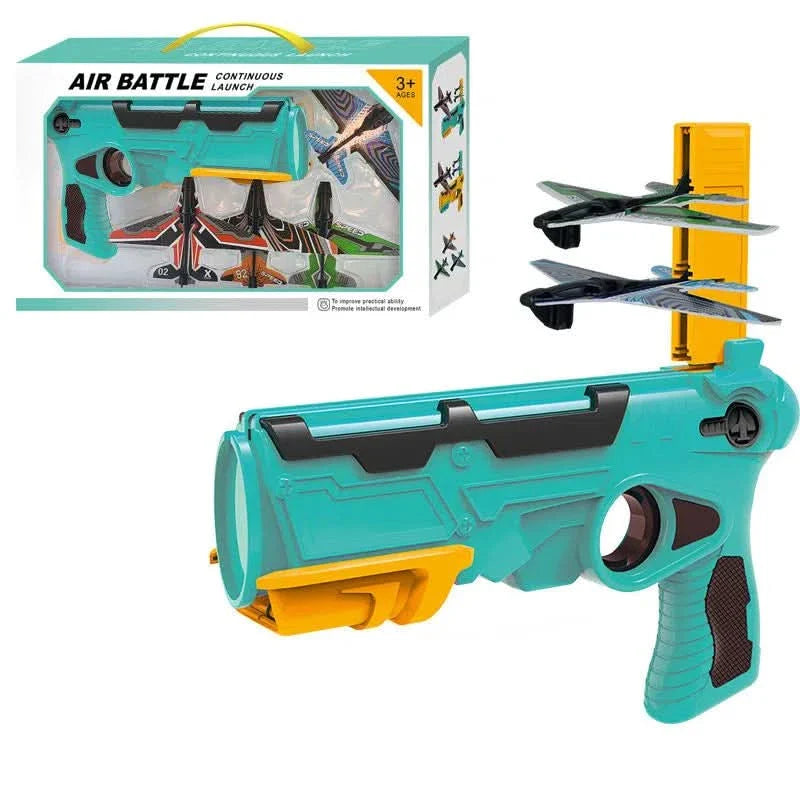 Lanza Aviones con Forma de Pistola + 3 Aviones | SkyShooter