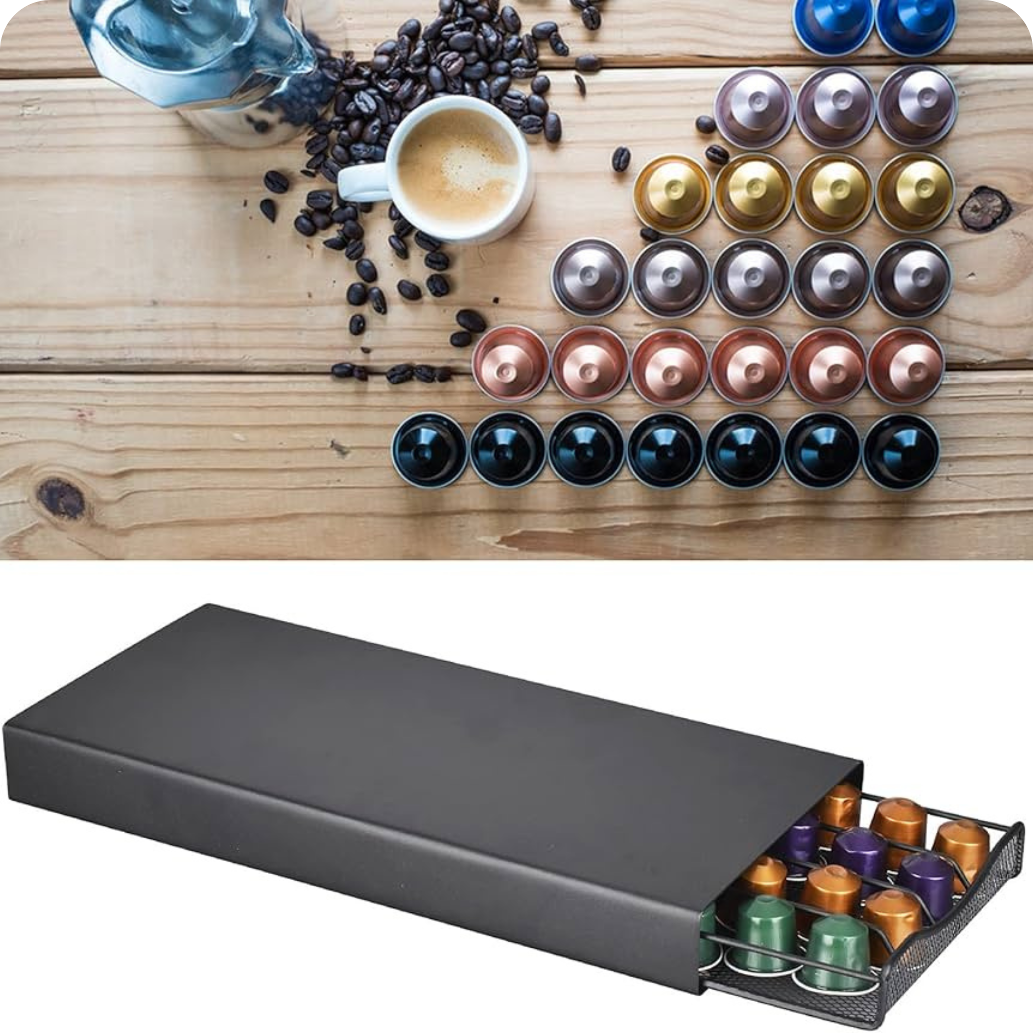 Organizador para Cápsulas de Café | PodTower®