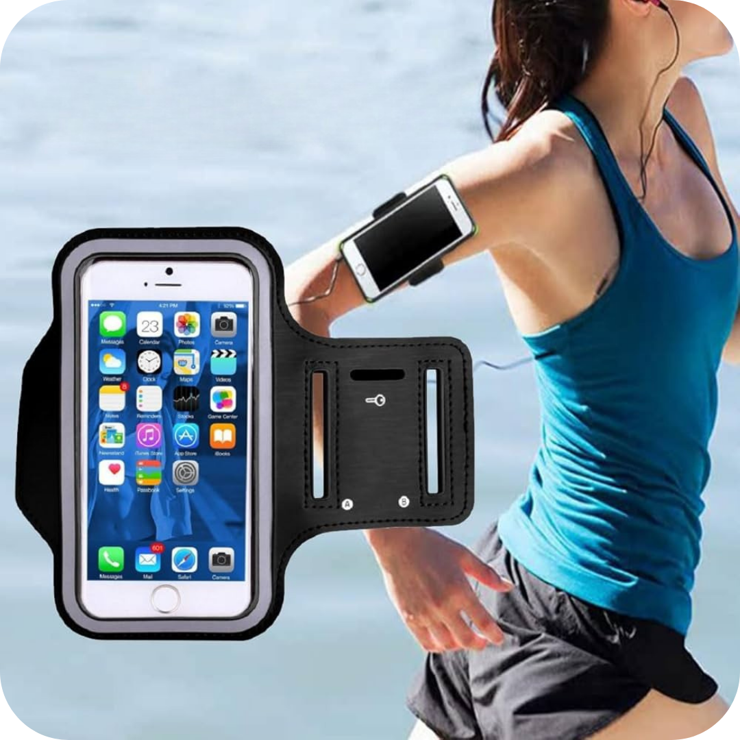 Brazalete deportivo para celular con ventana táctil | RunBand Pro