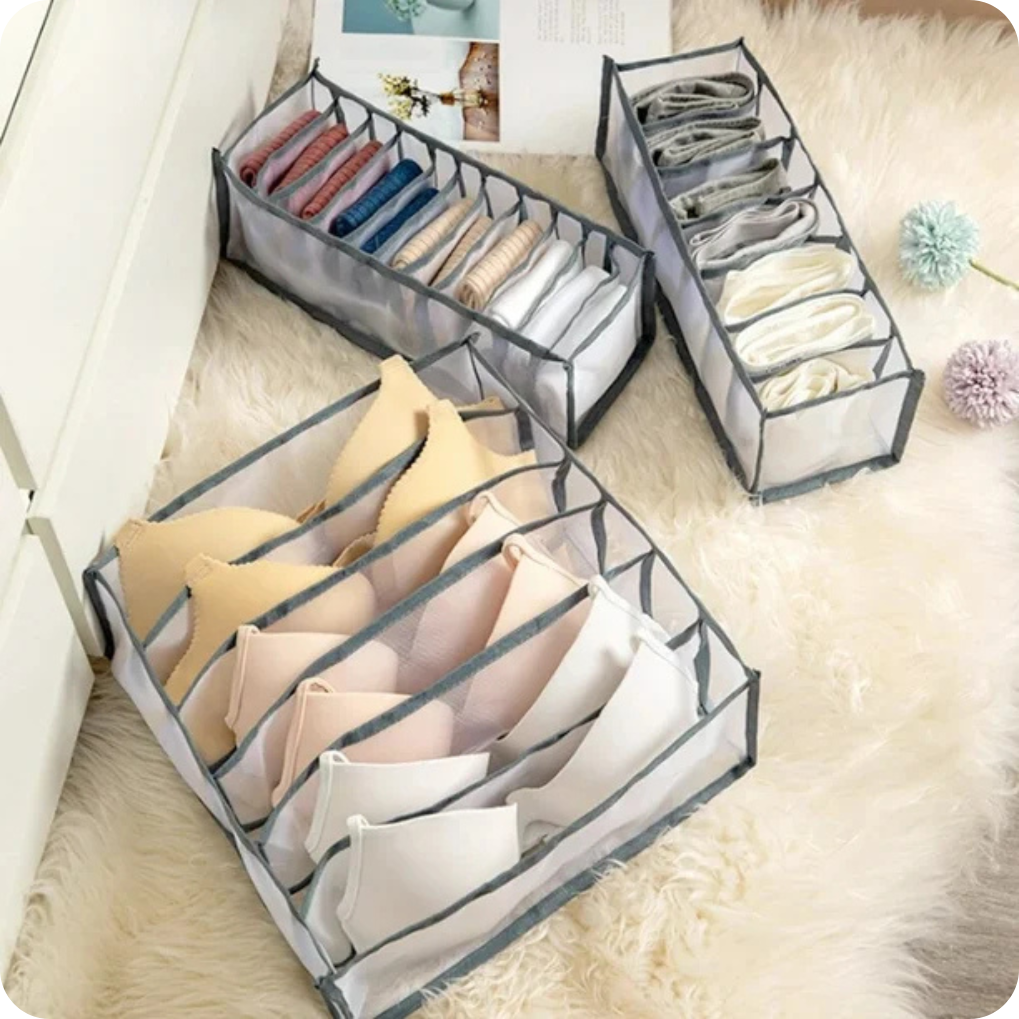 Set de 3 Organizadores de Ropa | ClosetZen®